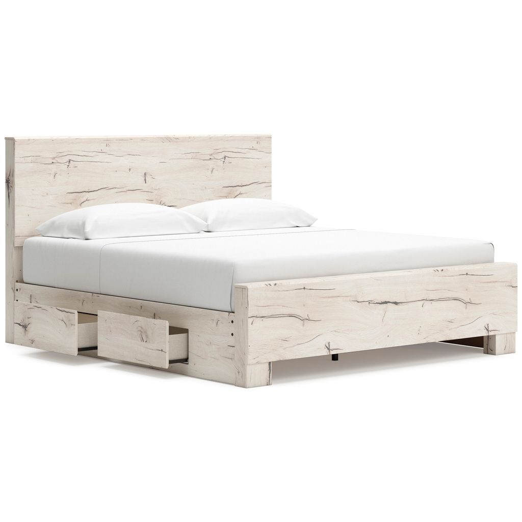 Lawroy King Panel Headboard In Light Natural B231058