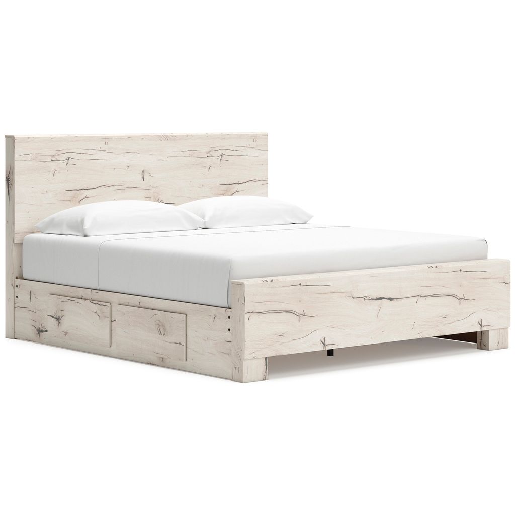 Lawroy King Panel Headboard In Light Natural B231058