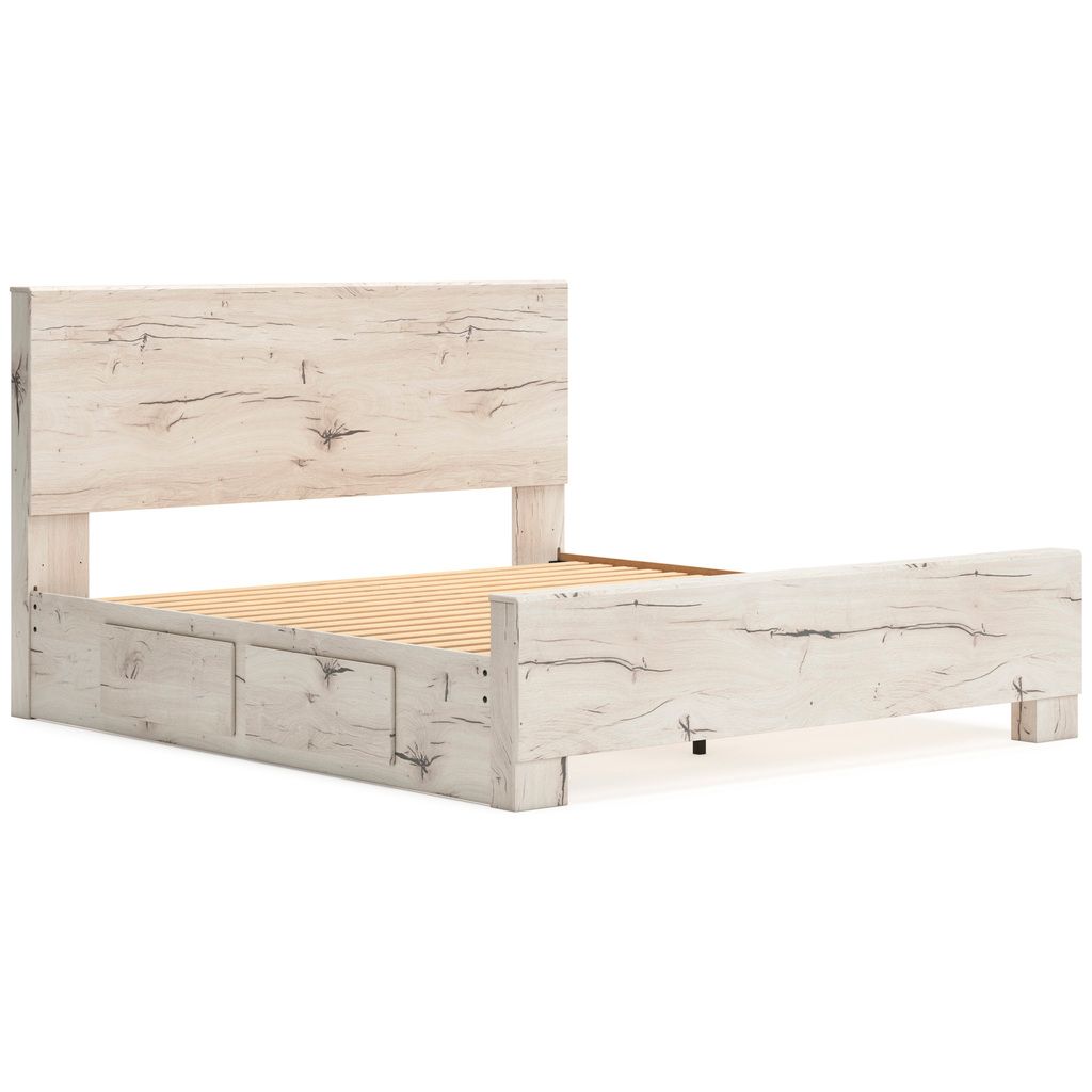 Lawroy King Panel Headboard In Light Natural B231058