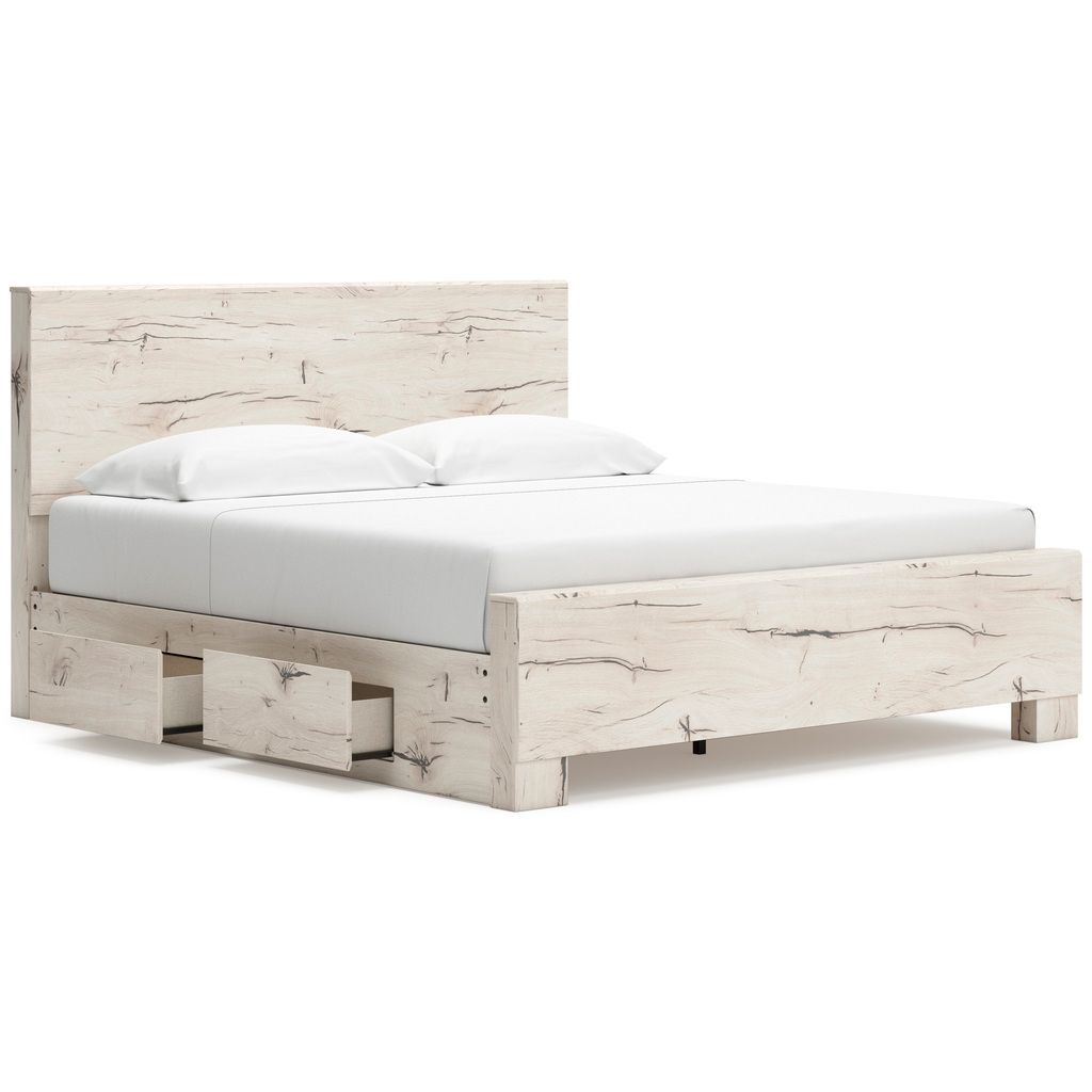Lawroy King Panel Headboard In Light Natural B231058