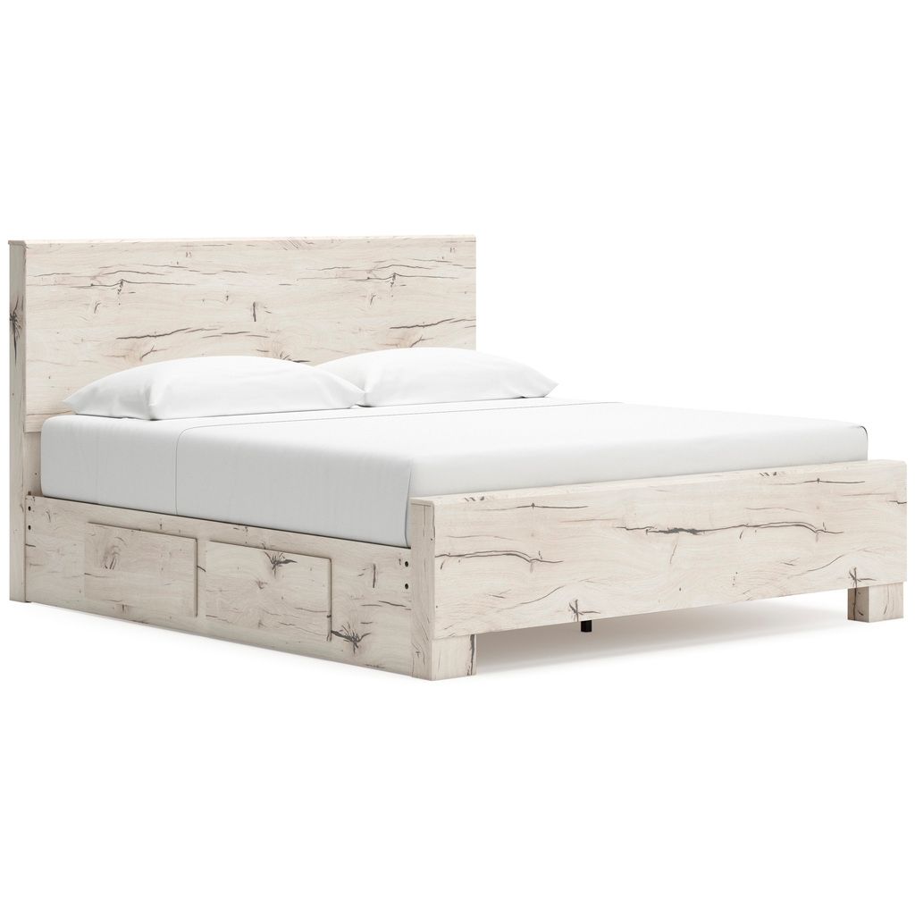 Lawroy King Panel Headboard In Light Natural B231058