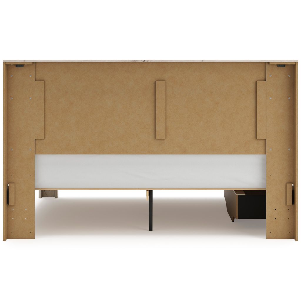 Lawroy King Panel Headboard In Light Natural B231058