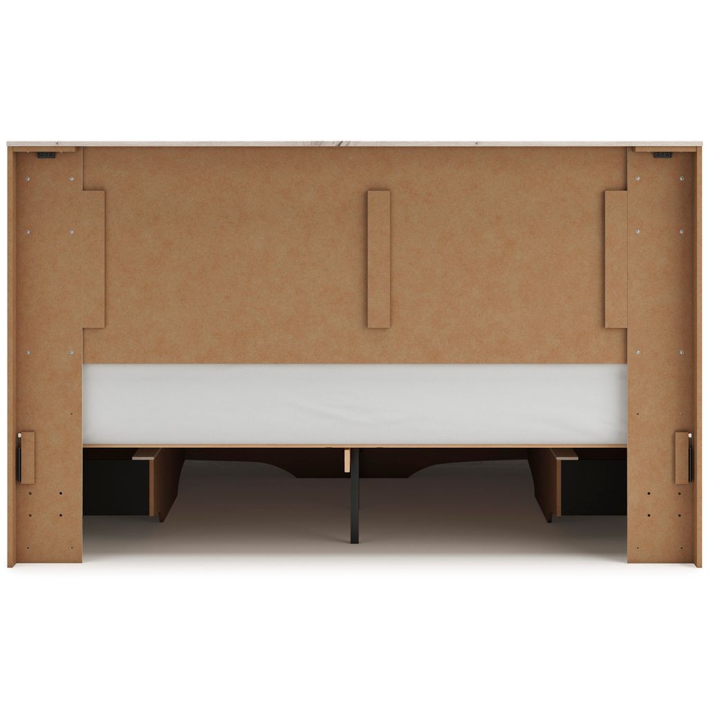 Lawroy King Panel Headboard In Light Natural B231058