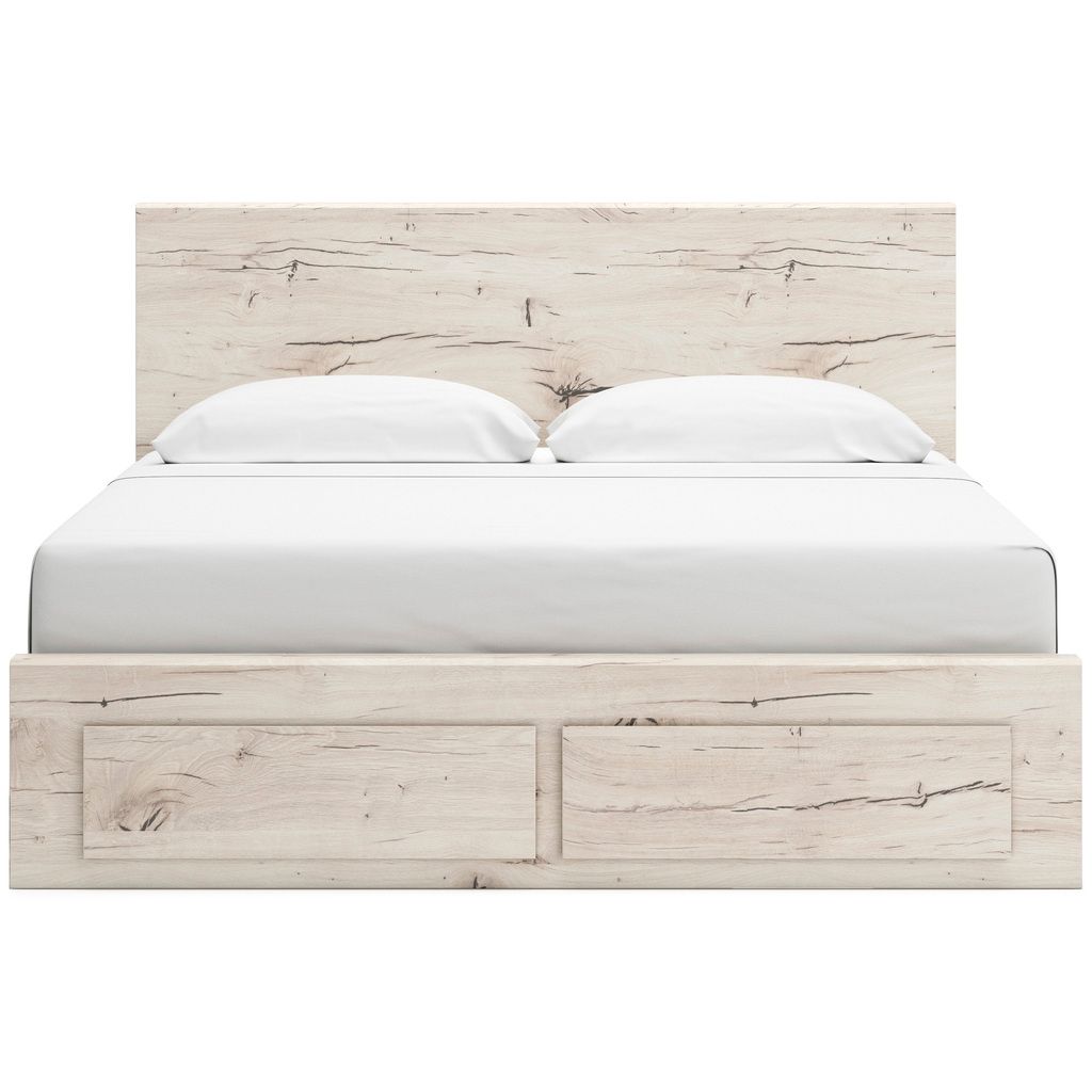 Lawroy King Panel Headboard In Light Natural B231058