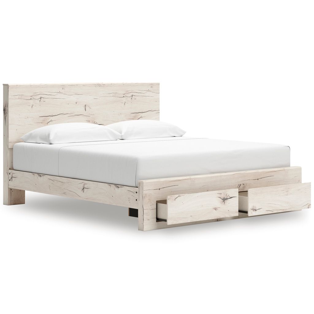 Lawroy King Panel Headboard In Light Natural B231058