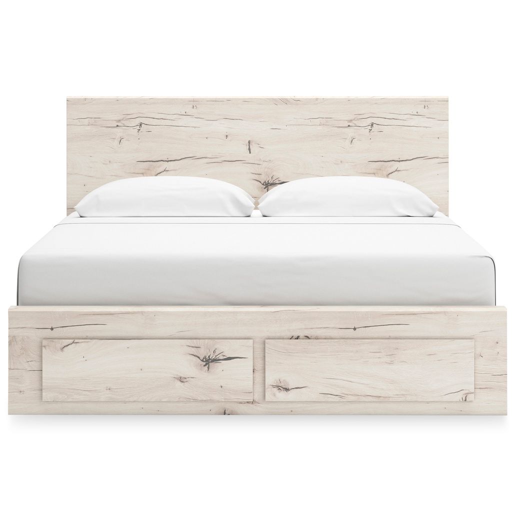 Lawroy King Panel Headboard In Light Natural B231058