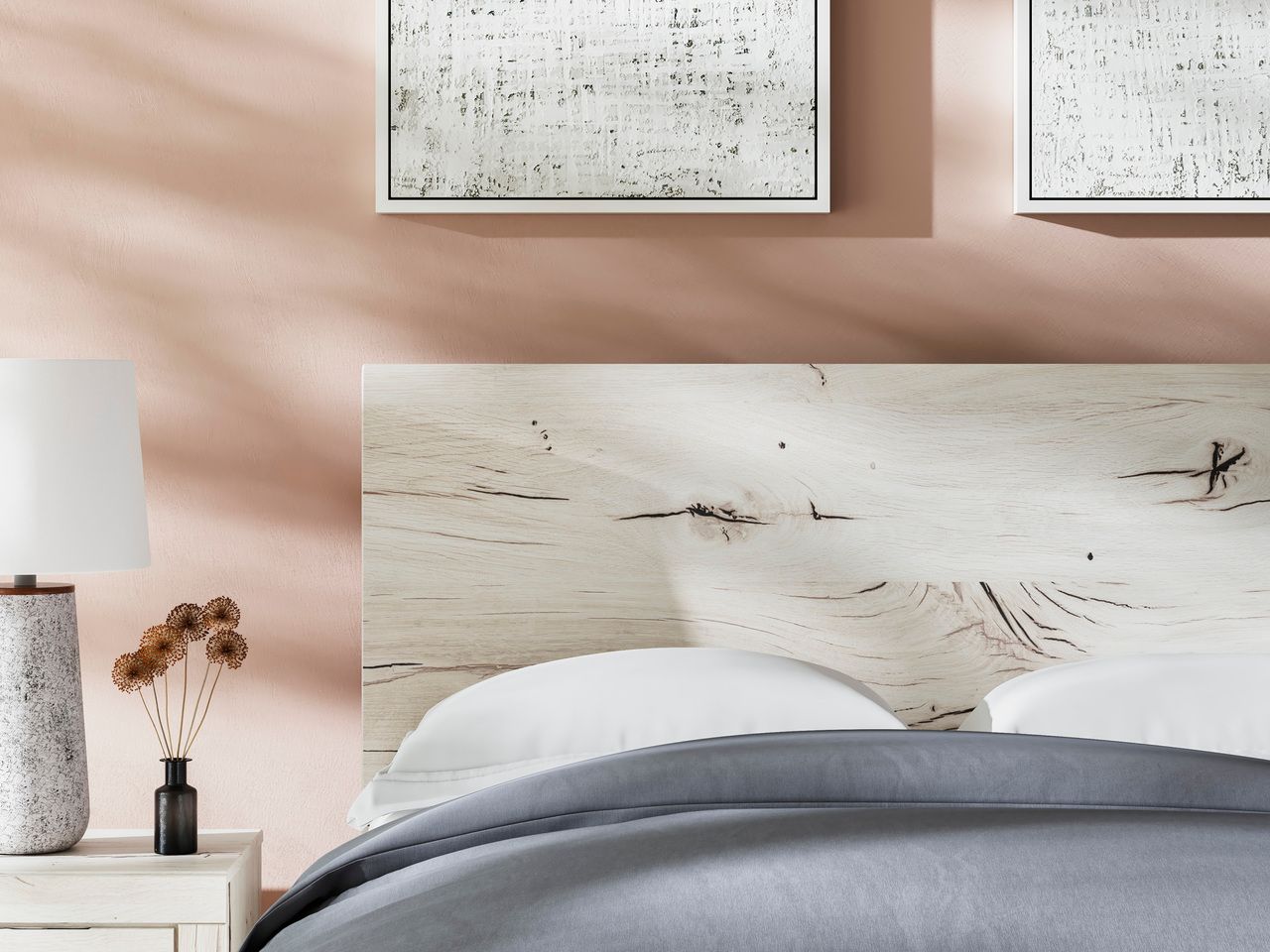Lawroy Full Panel Headboard In Light Natural B231087