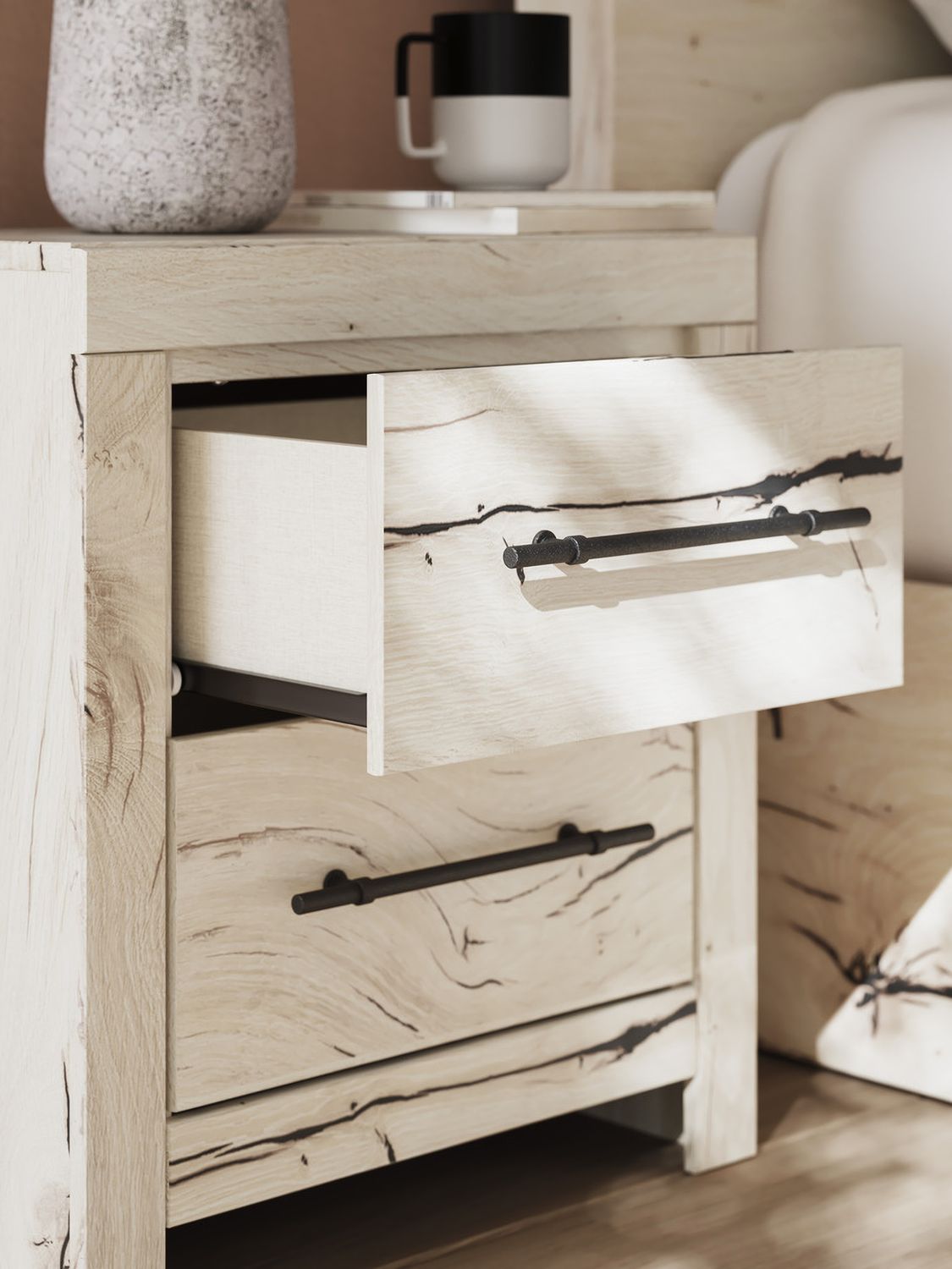 Lawroy Nightstand In Light Natural B231092