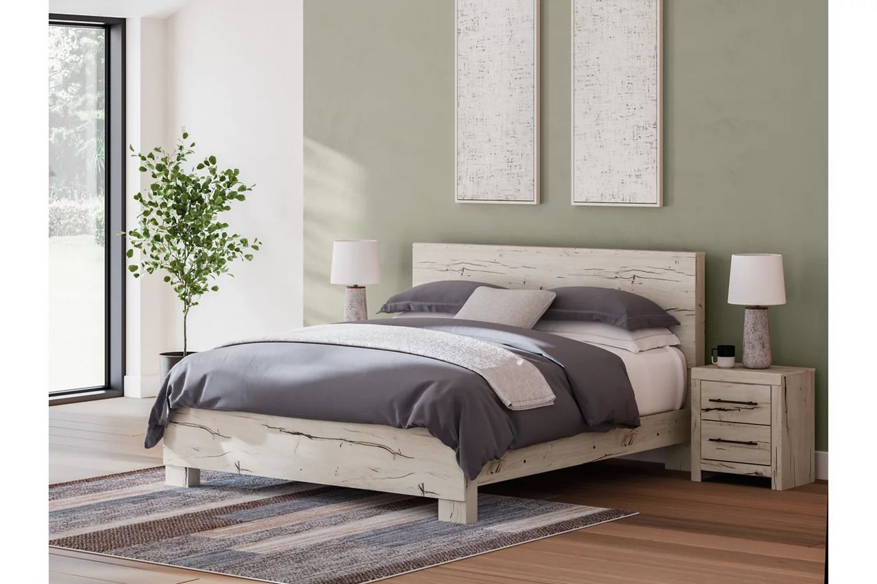 Lawroy King Panel Bed In Light Natural B2310B10