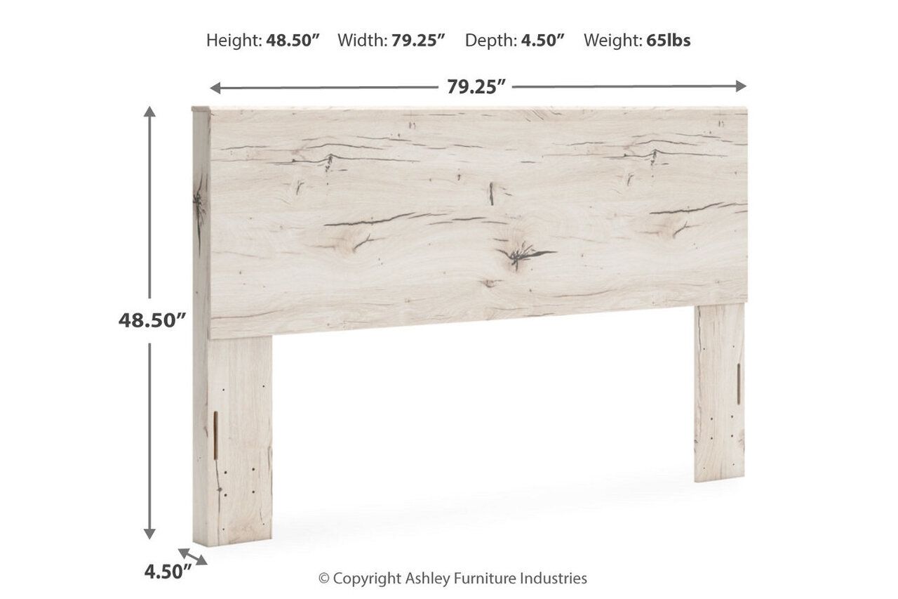 Lawroy King Panel Storage Bed In Light Natural B2310B11