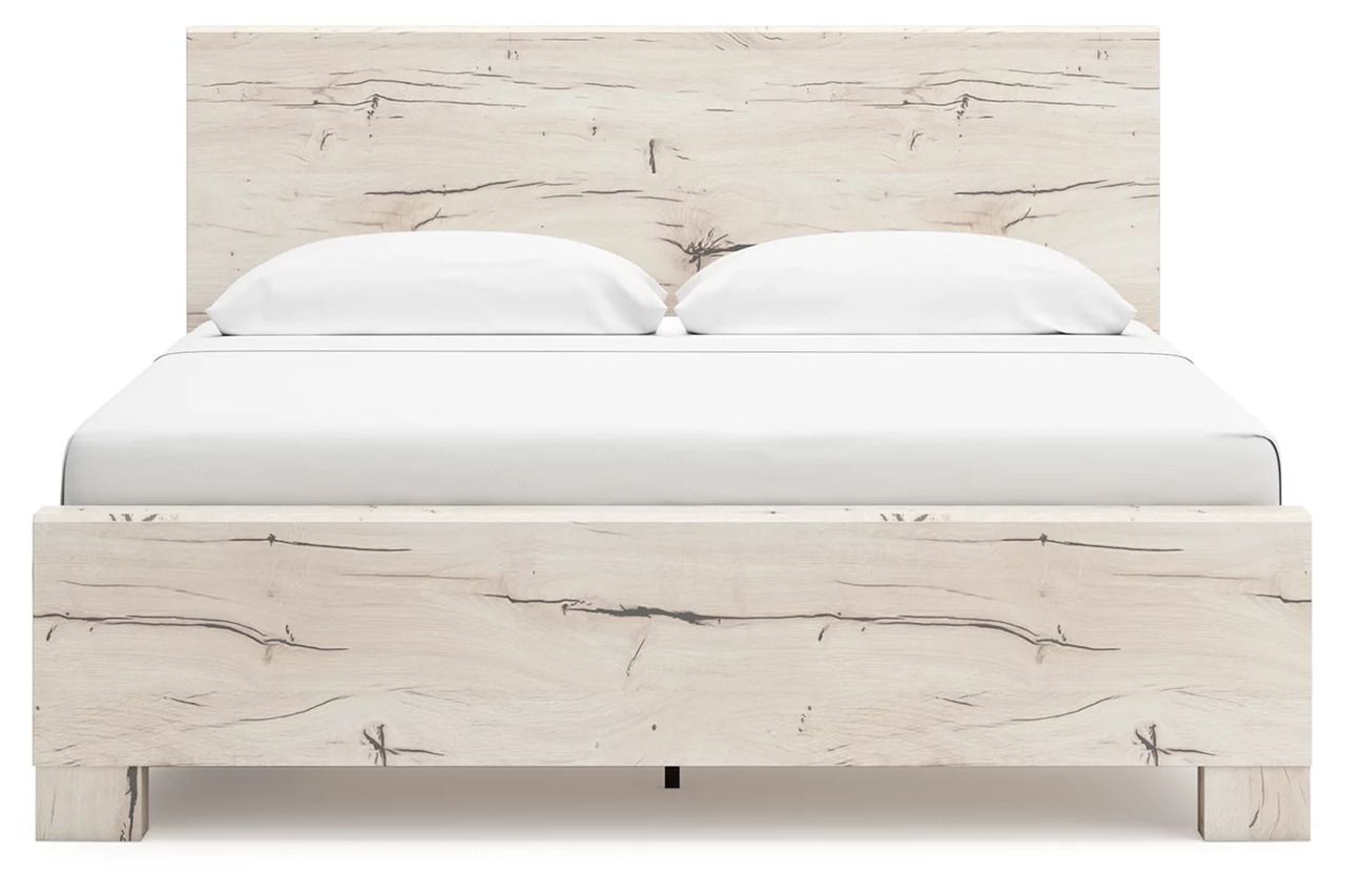 Lawroy King Panel Bed with Storage In Light Natural B2310B12