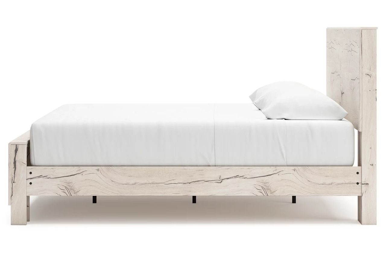 Lawroy King Panel Bed with Storage In Light Natural B2310B12