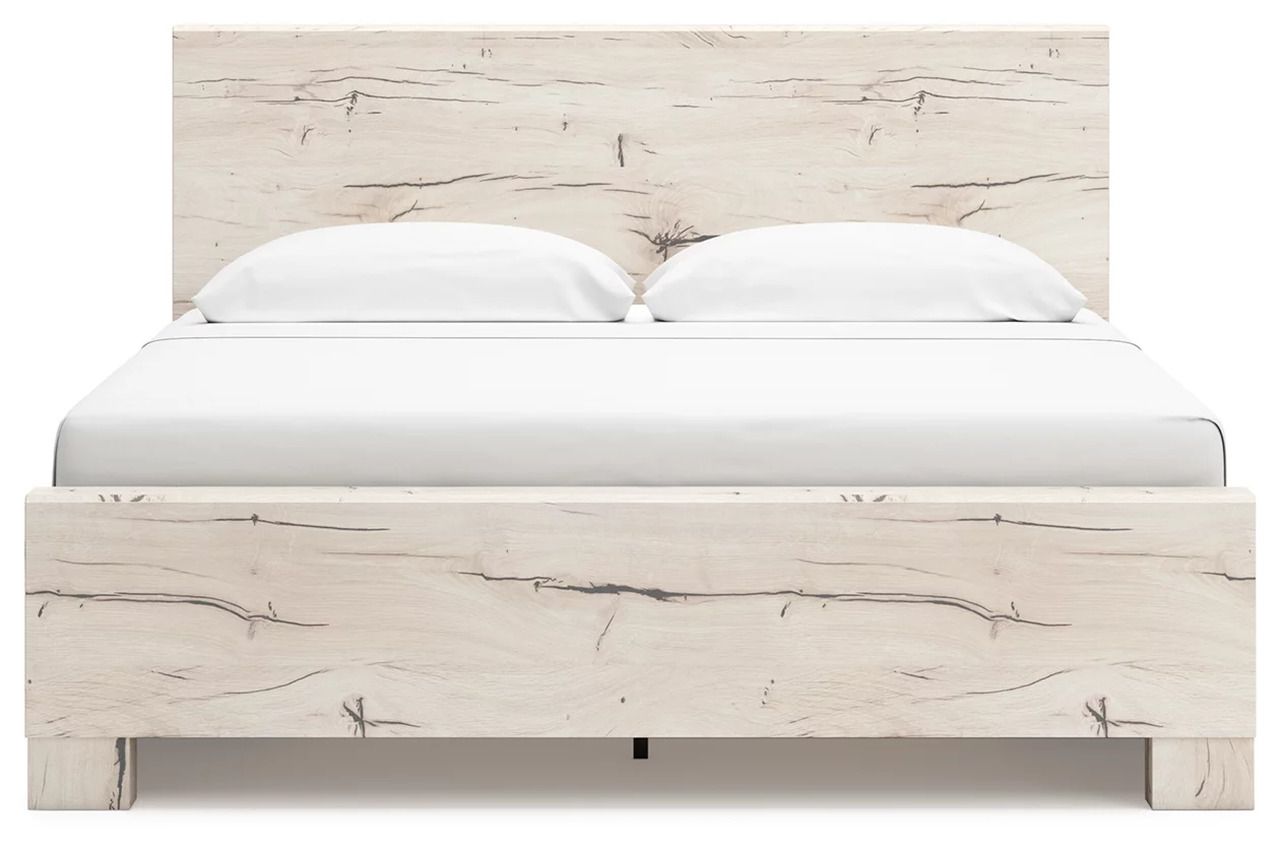 Lawroy King Panel Bed with Storage In Light Natural B2310B13