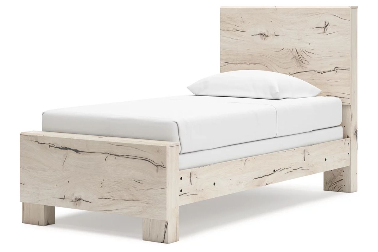 Lawroy Twin Panel Bed In Light Natural B2310B15