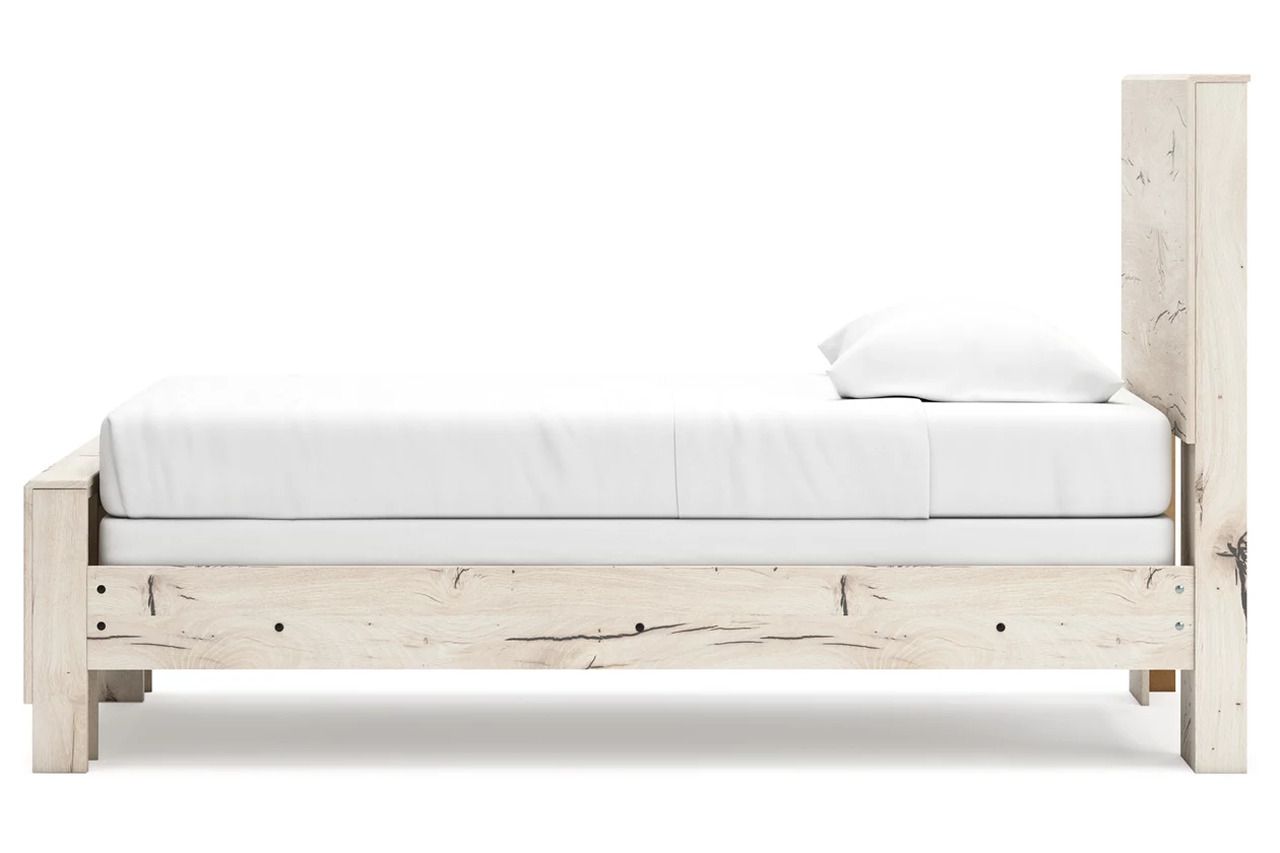 Lawroy Twin Panel Bed In Light Natural B2310B15