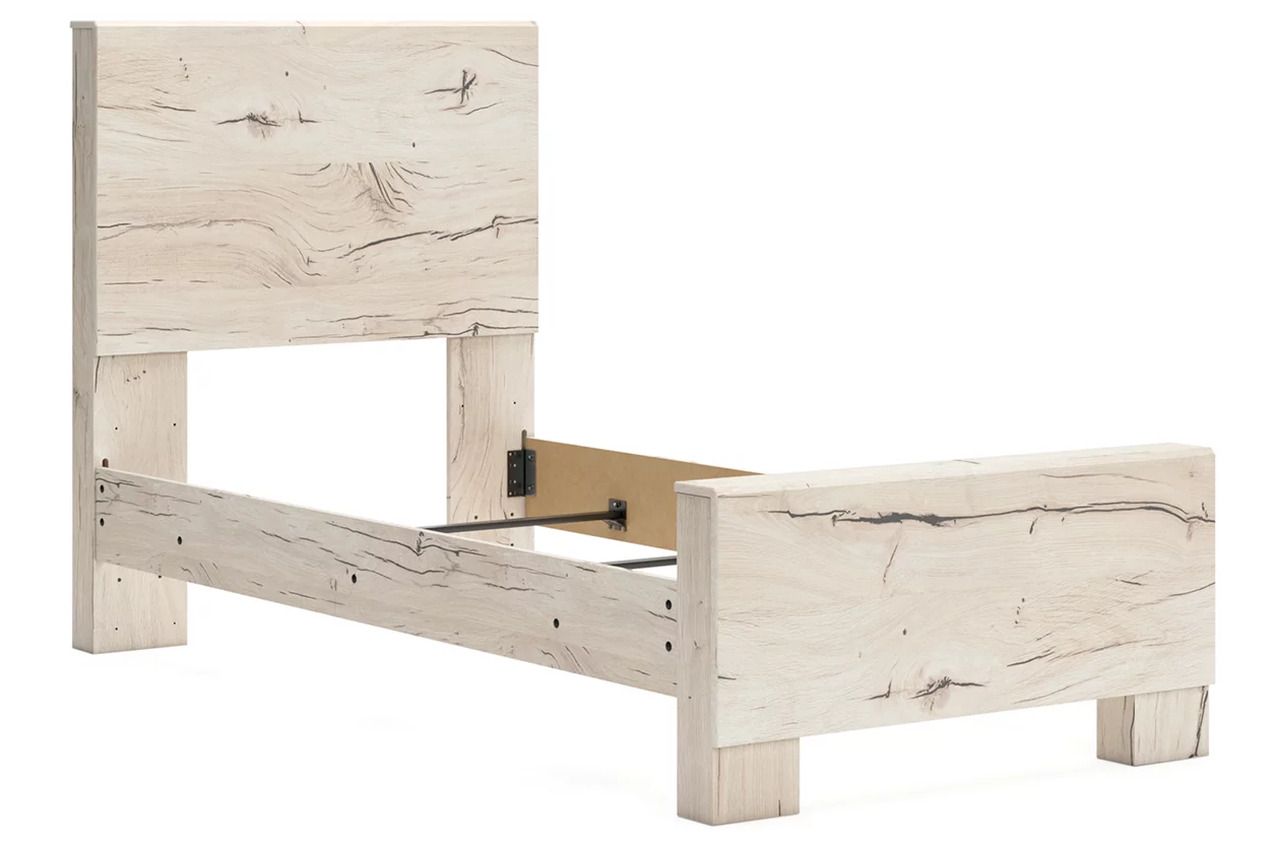 Lawroy Twin Panel Bed In Light Natural B2310B15