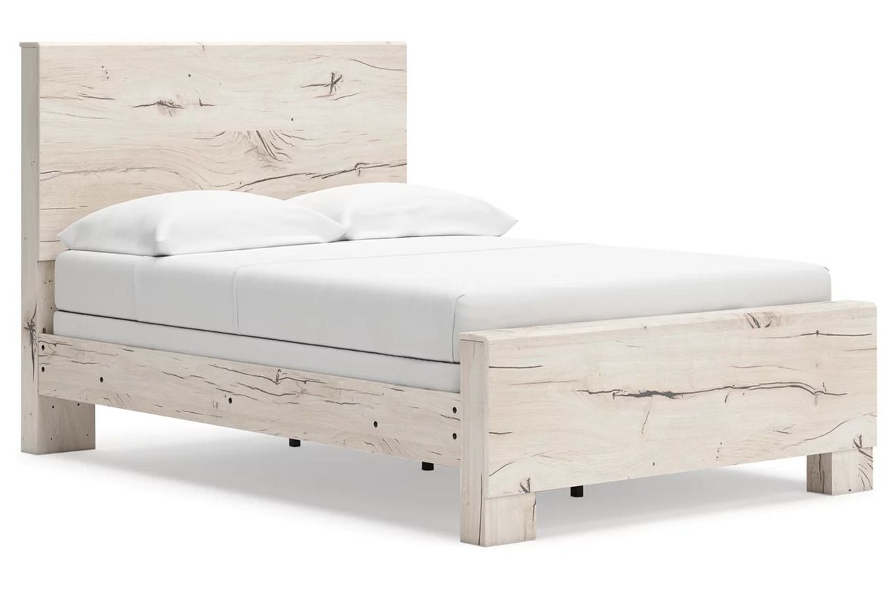 Lawroy Full Panel Bed In Light Natural B2310B16