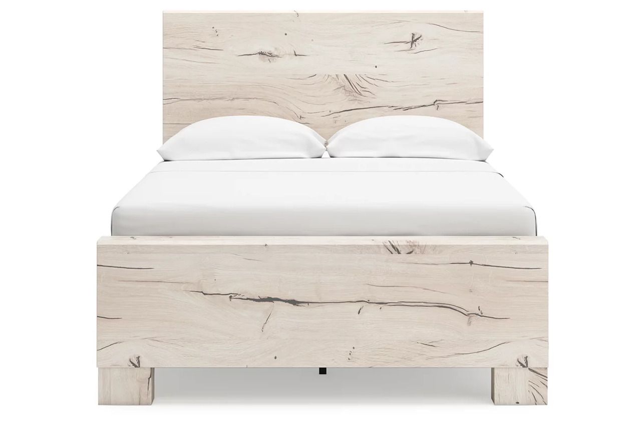 Lawroy Full Panel Bed In Light Natural B2310B16
