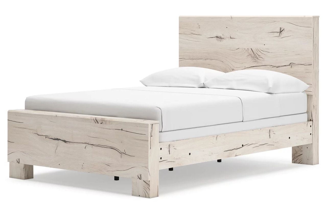 Lawroy Full Panel Bed In Light Natural B2310B16