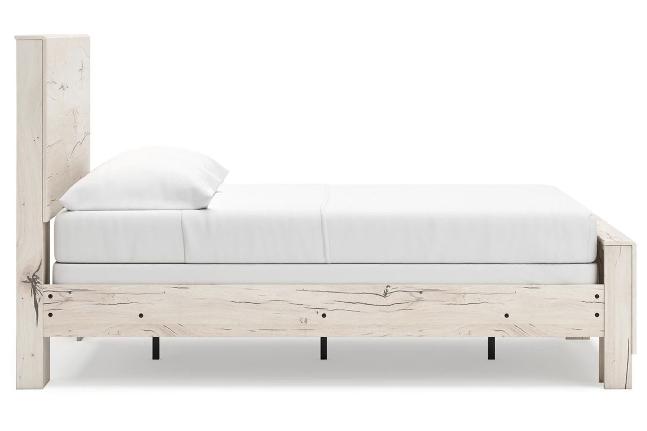 Lawroy Full Panel Bed In Light Natural B2310B16