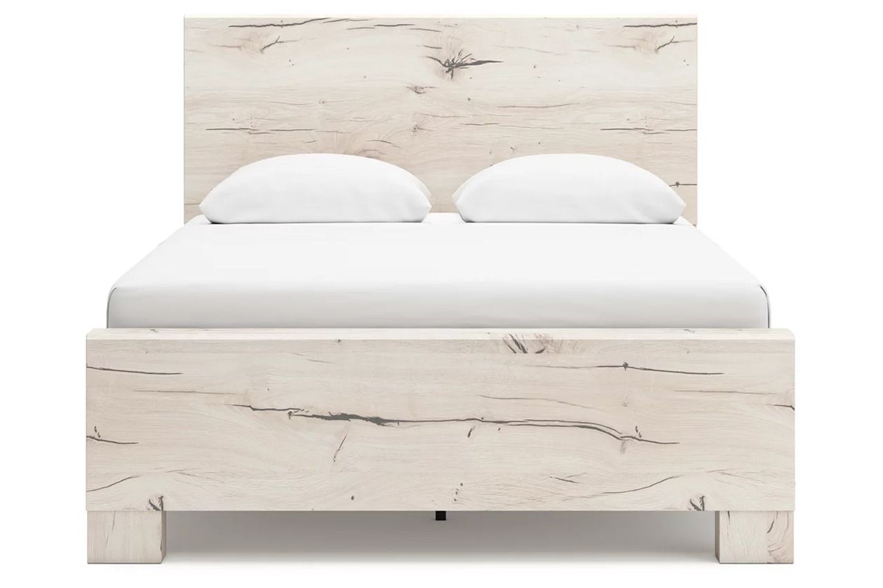 Lawroy Queen Panel Bed In Light Natural B2310B2