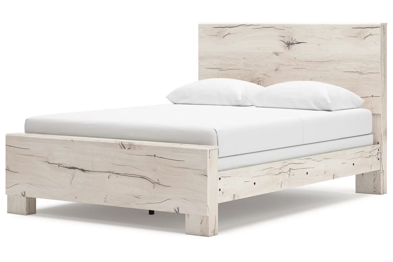 Lawroy Queen Panel Bed In Light Natural B2310B2