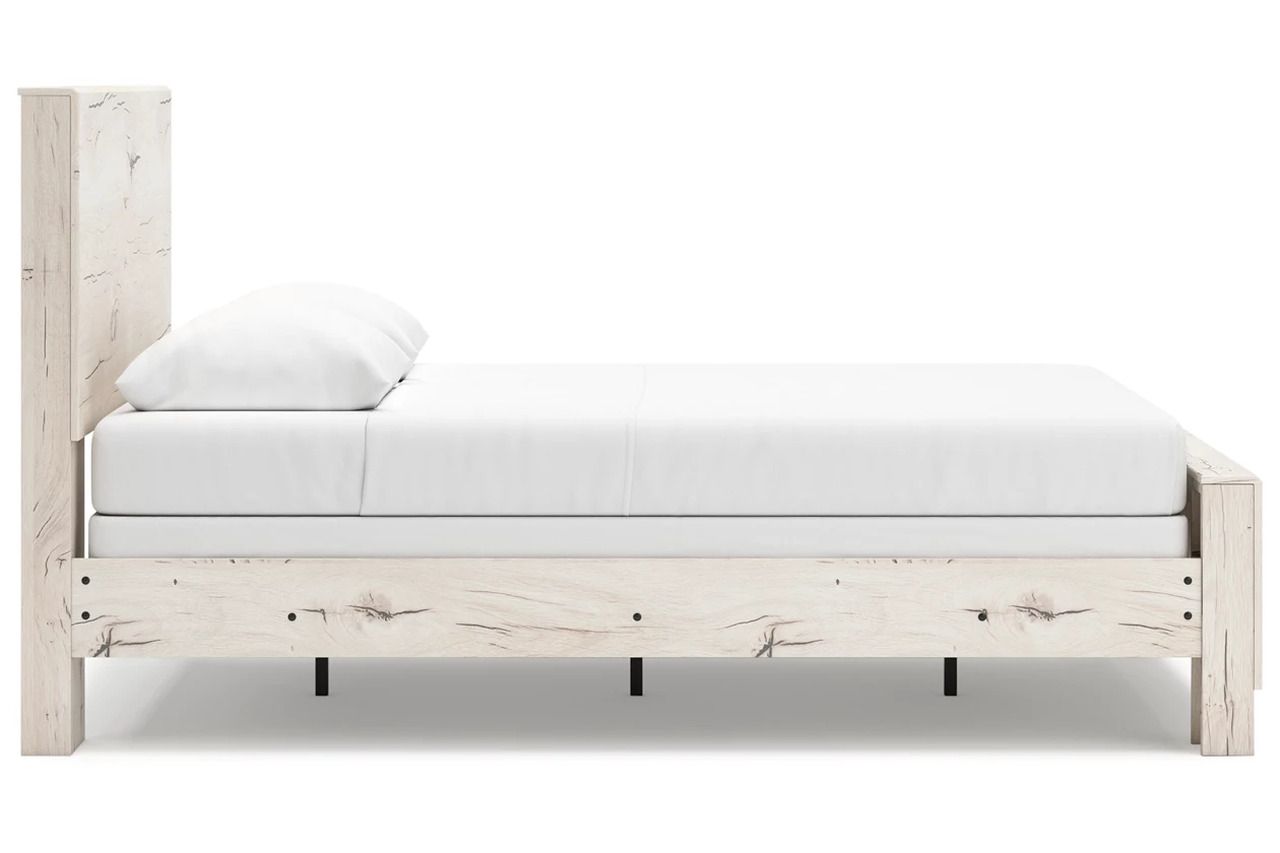Lawroy Queen Panel Bed In Light Natural B2310B2