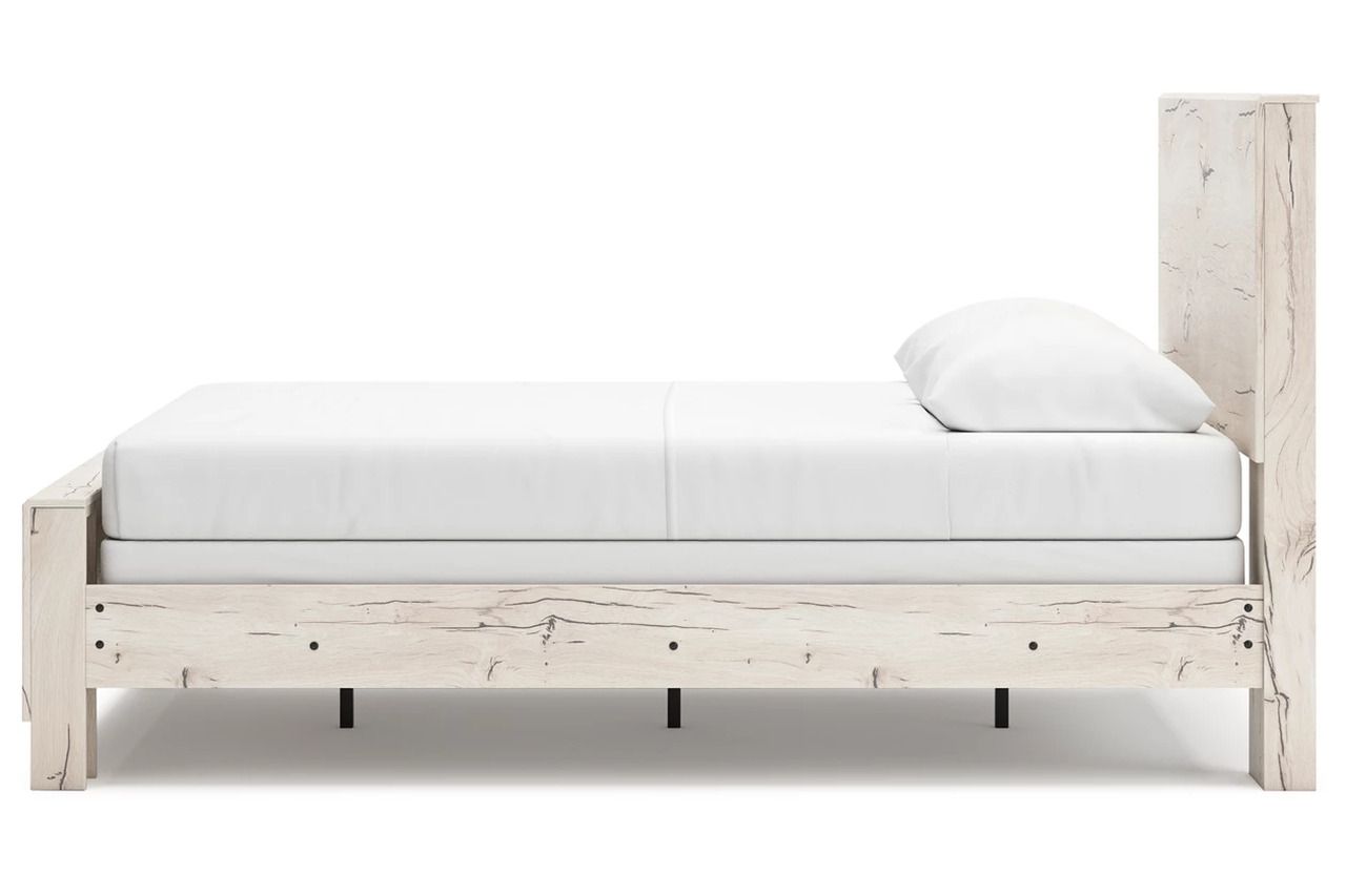 Lawroy Queen Panel Bed In Light Natural B2310B2