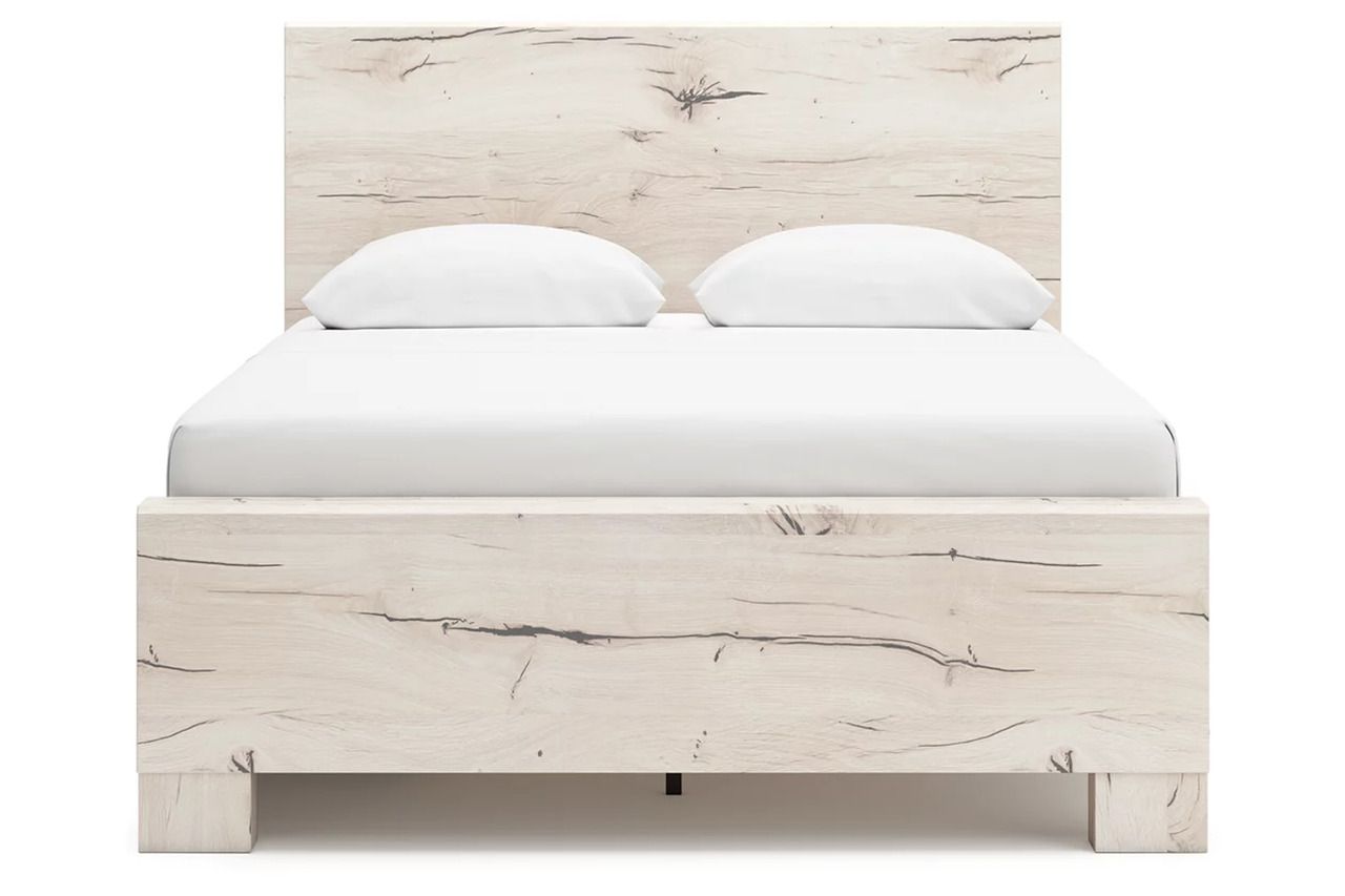 Lawroy Queen Panel Bed with Storage In Light Natural B2310B6