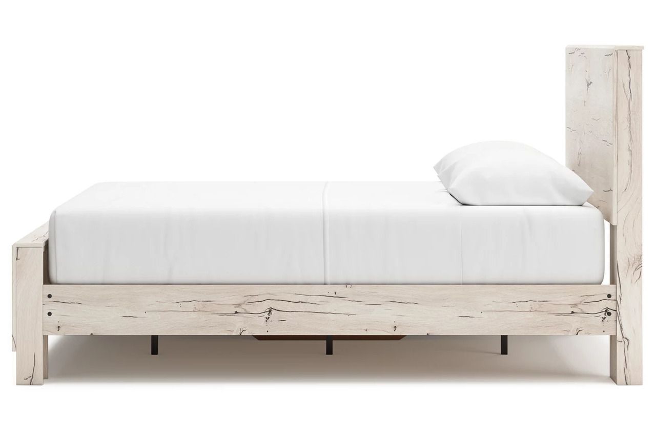 Lawroy Queen Panel Bed with Storage In Light Natural B2310B6