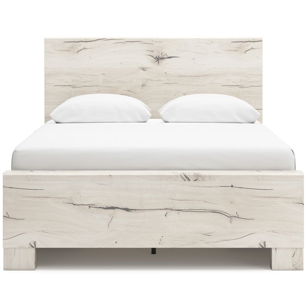 Lawroy Queen Panel Bed with Storage In Light Natural B2310B6