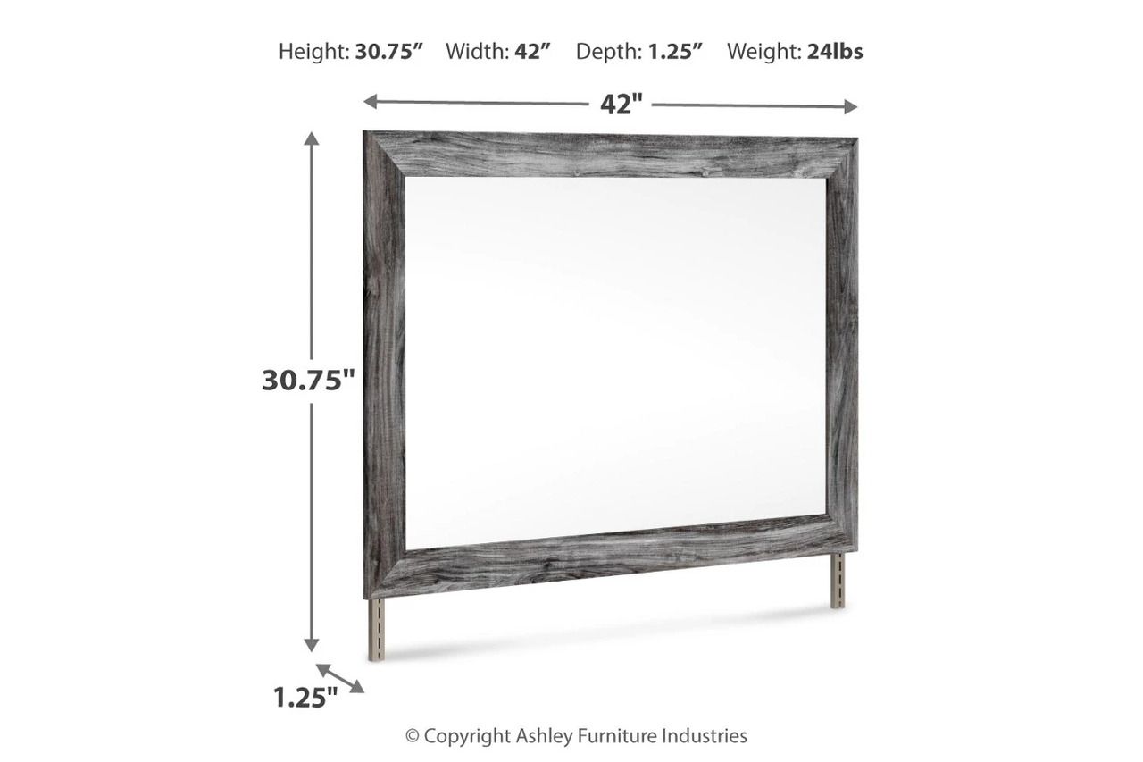 Thyven Gray Bedroom Mirror B247236