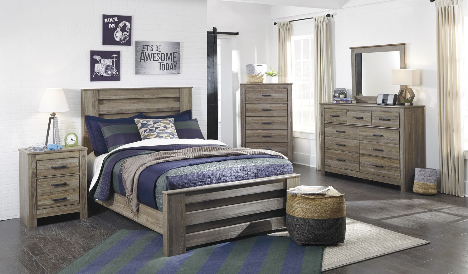 Zelen Bedroom Mirror B24836