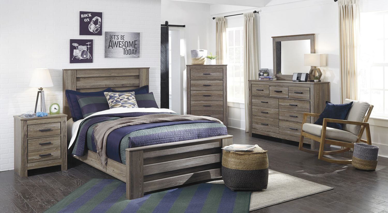 Zelen Bedroom Mirror B24836