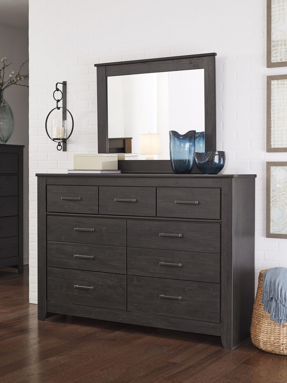 Brinxton Black Bedroom Mirror B24936