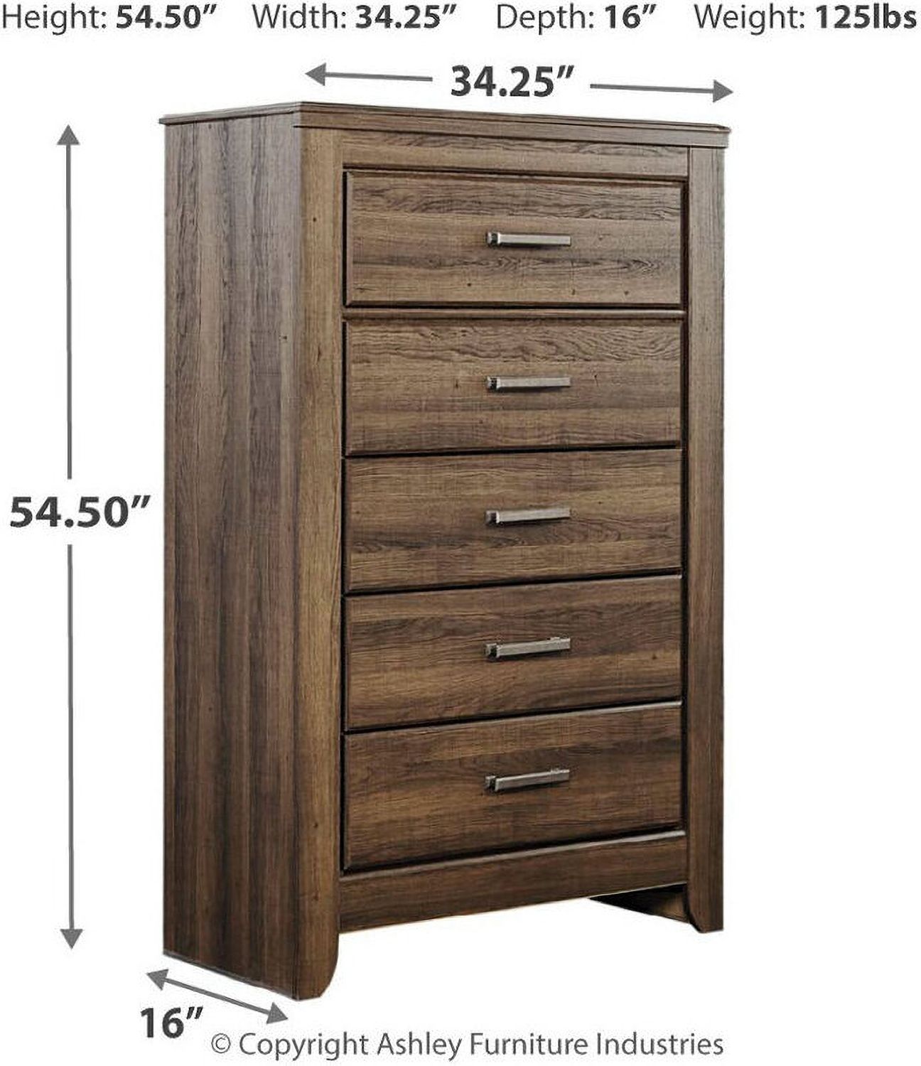 Juararo Five Drawer Chest B25146