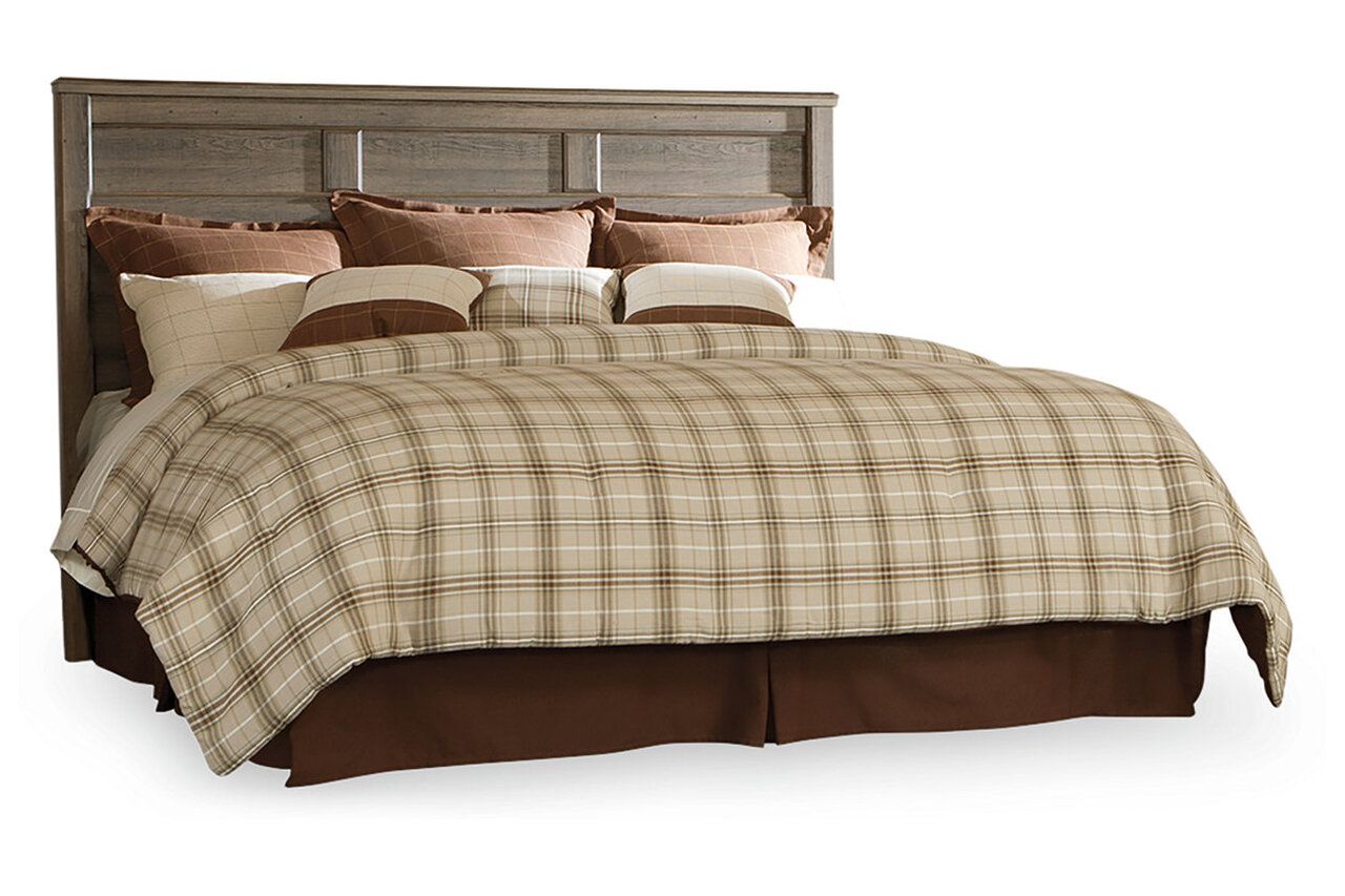 Juararo Dark Brown California King Panel Bed B251B14