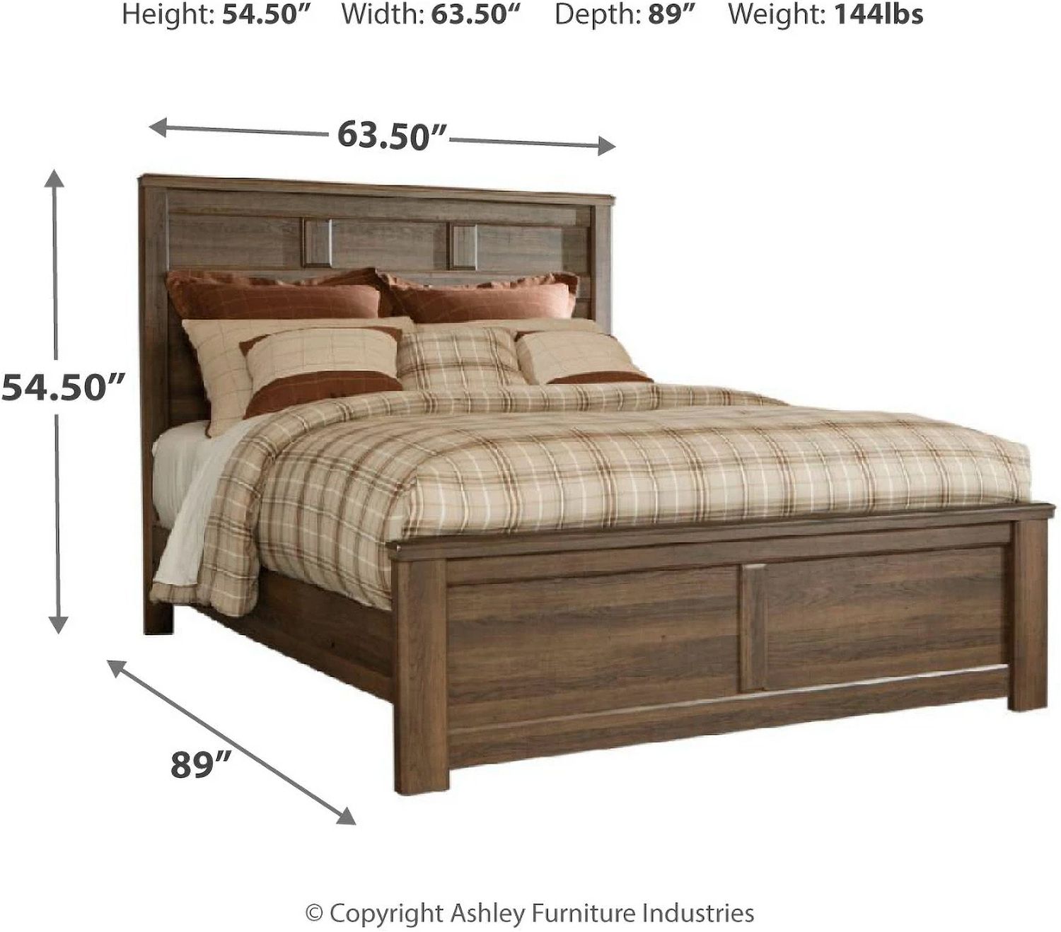 Juararo Queen Panel Bed B251B6