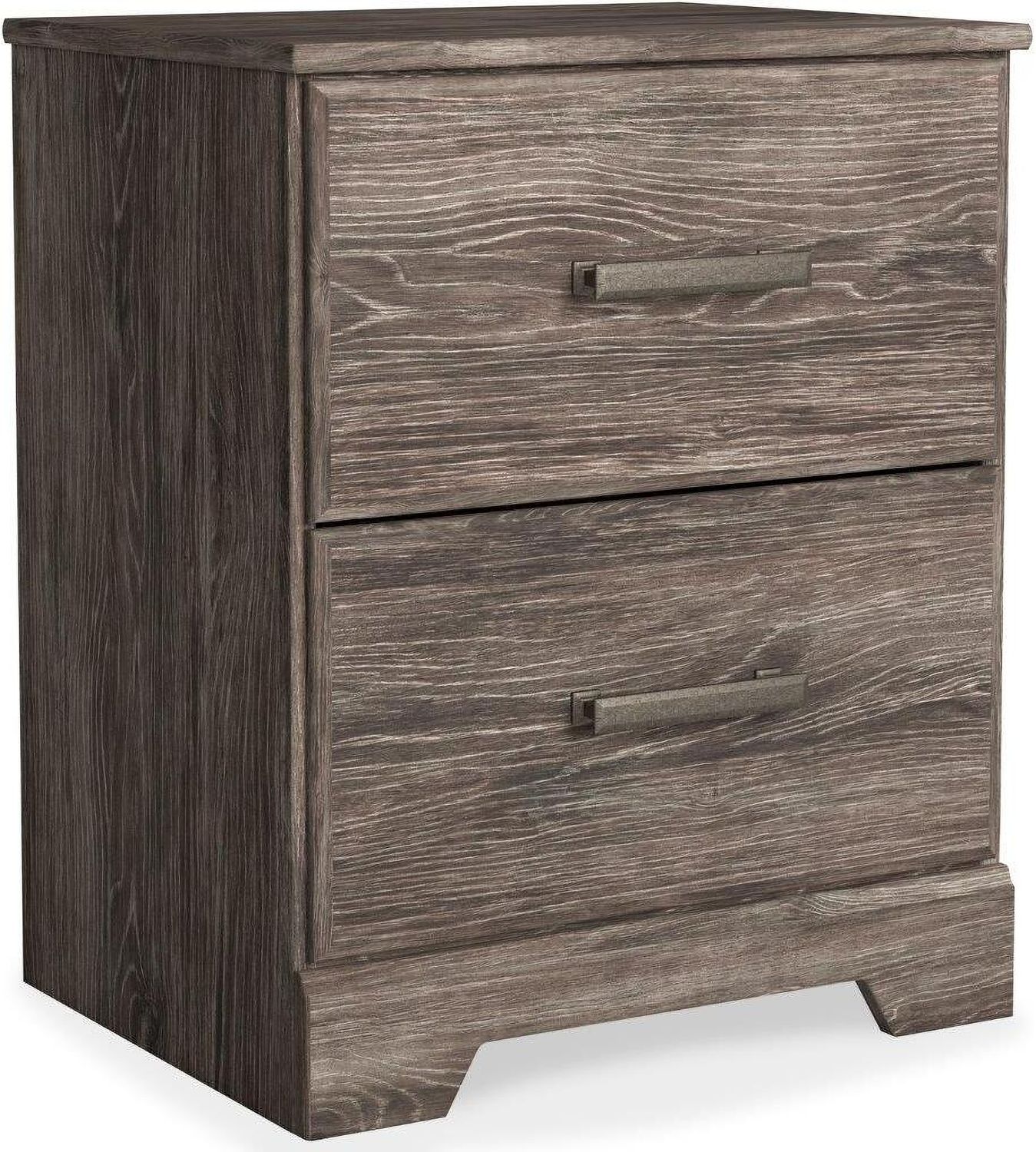 Ralinksi Gray Two Drawer Night Stand B258792