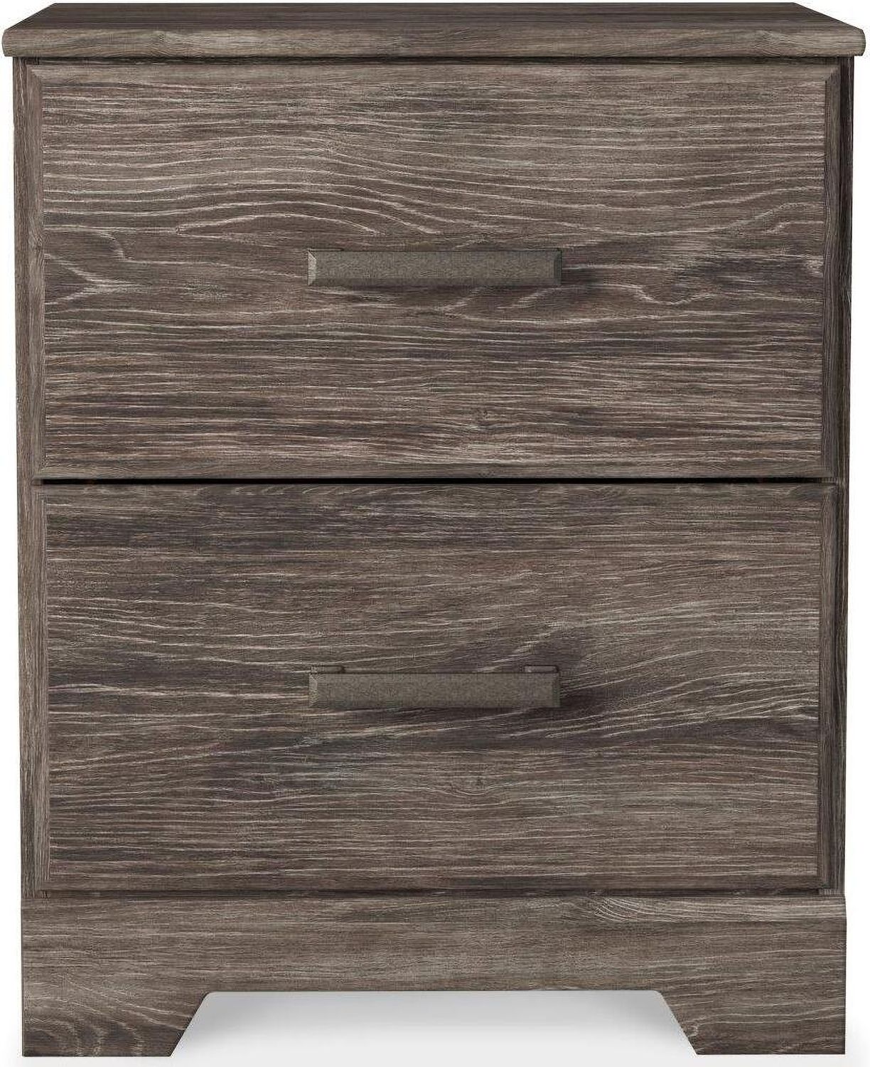 Ralinksi Gray Two Drawer Night Stand B258792