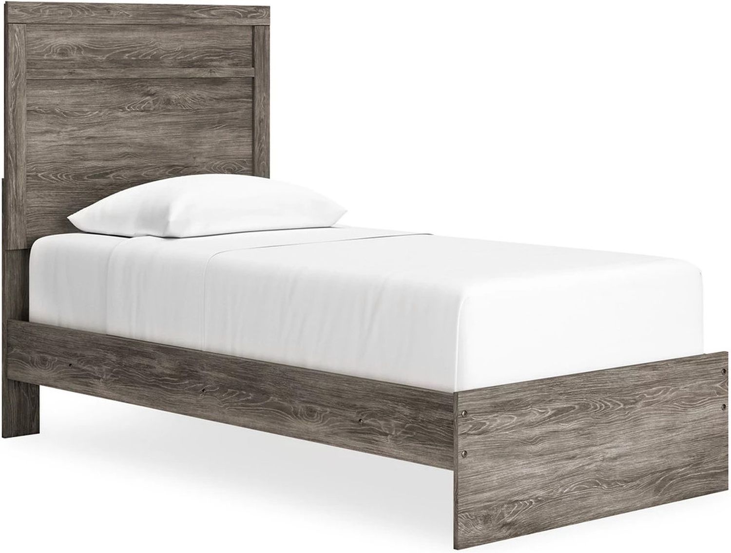 Ralinksi Twin Panel Bed In Gray B2587B11
