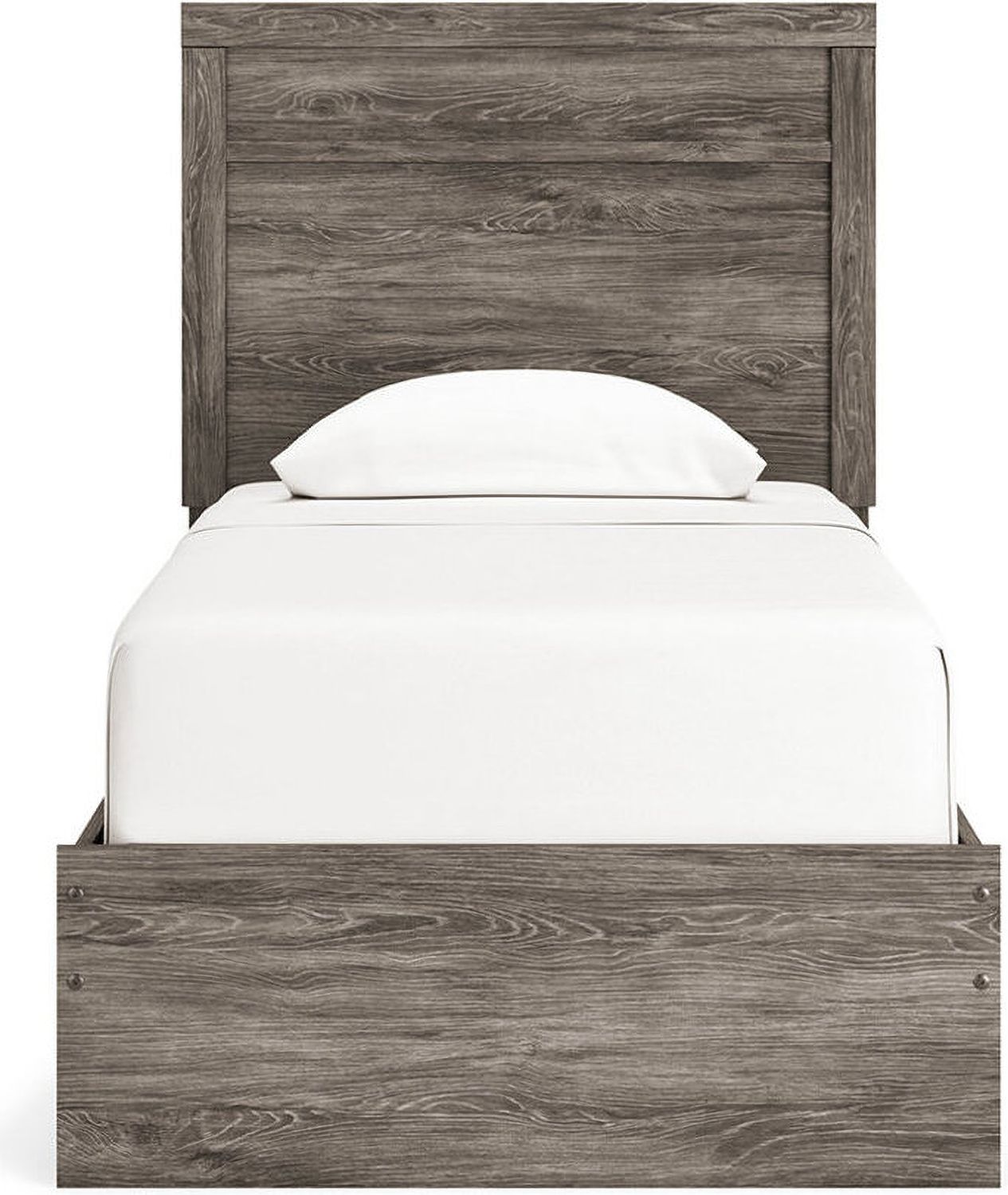 Ralinksi Twin Panel Bed In Gray B2587B11