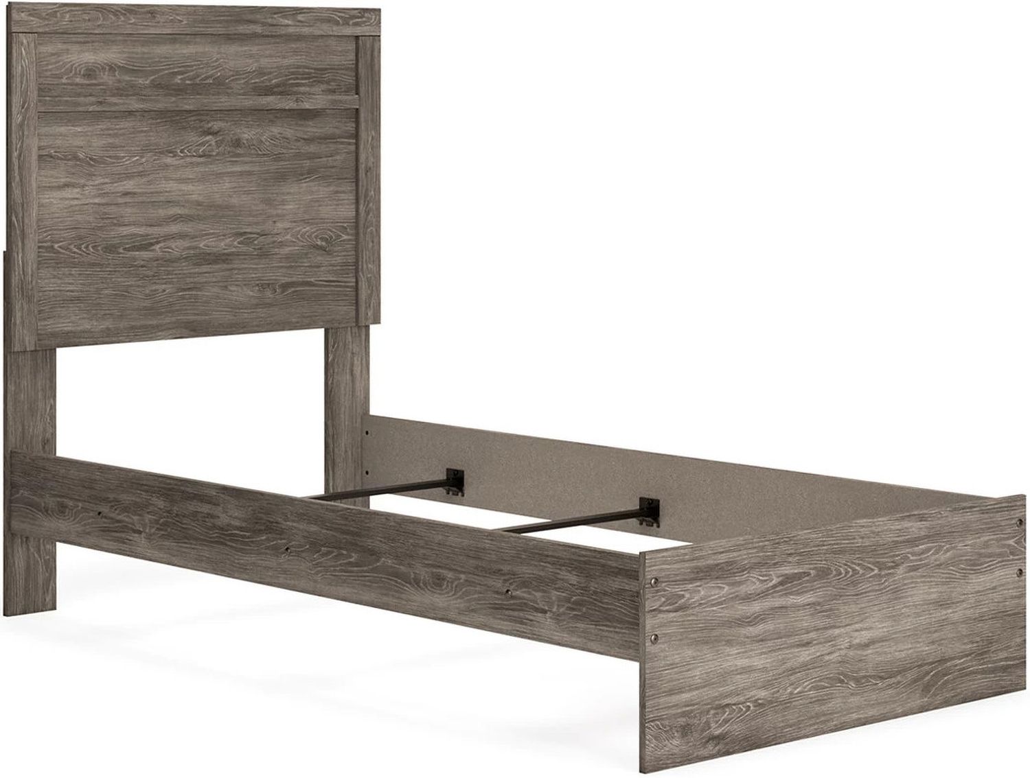 Ralinksi Twin Panel Bed In Gray B2587B11