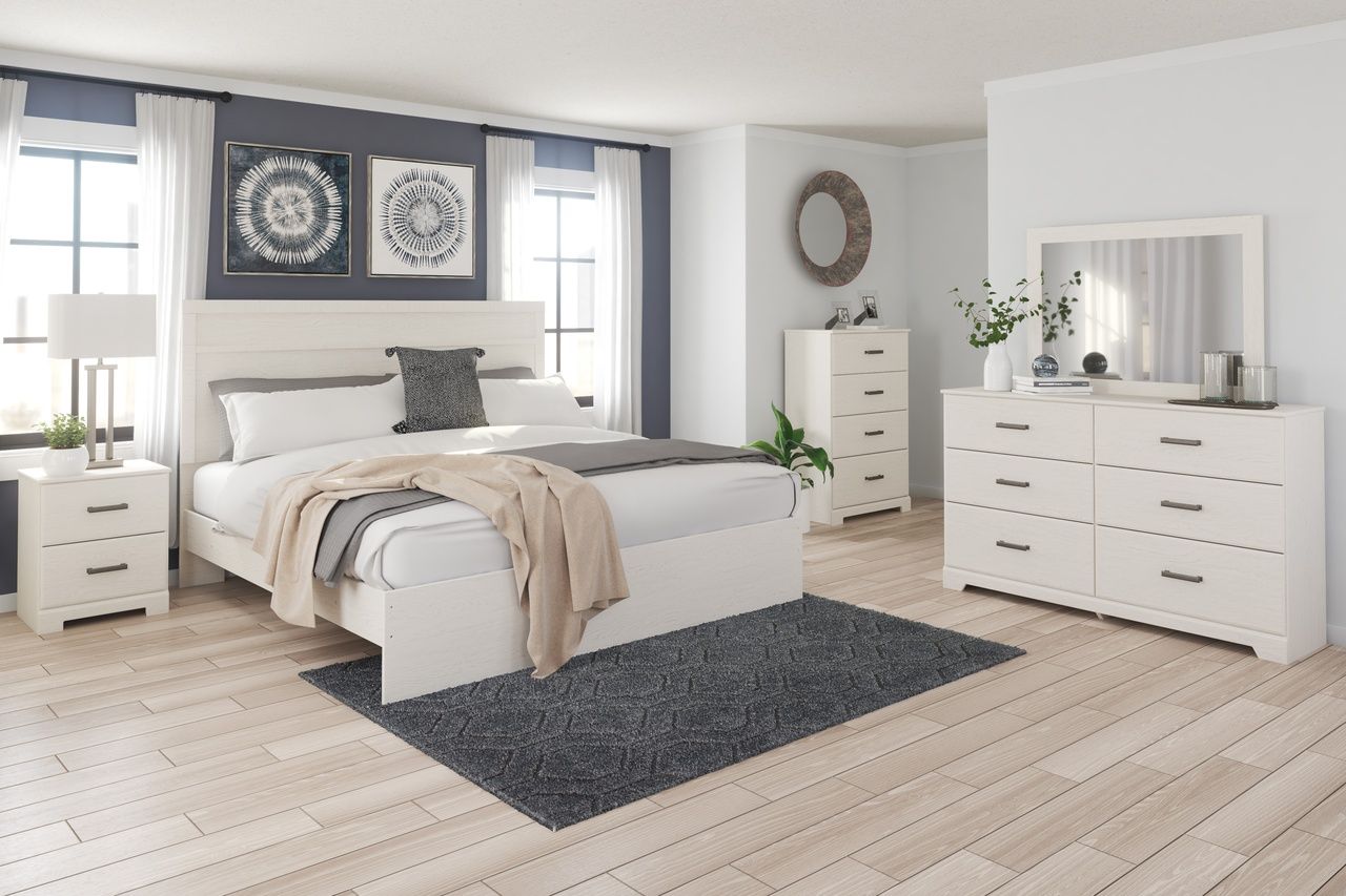 Stelsie White Four Drawer Chest B258844