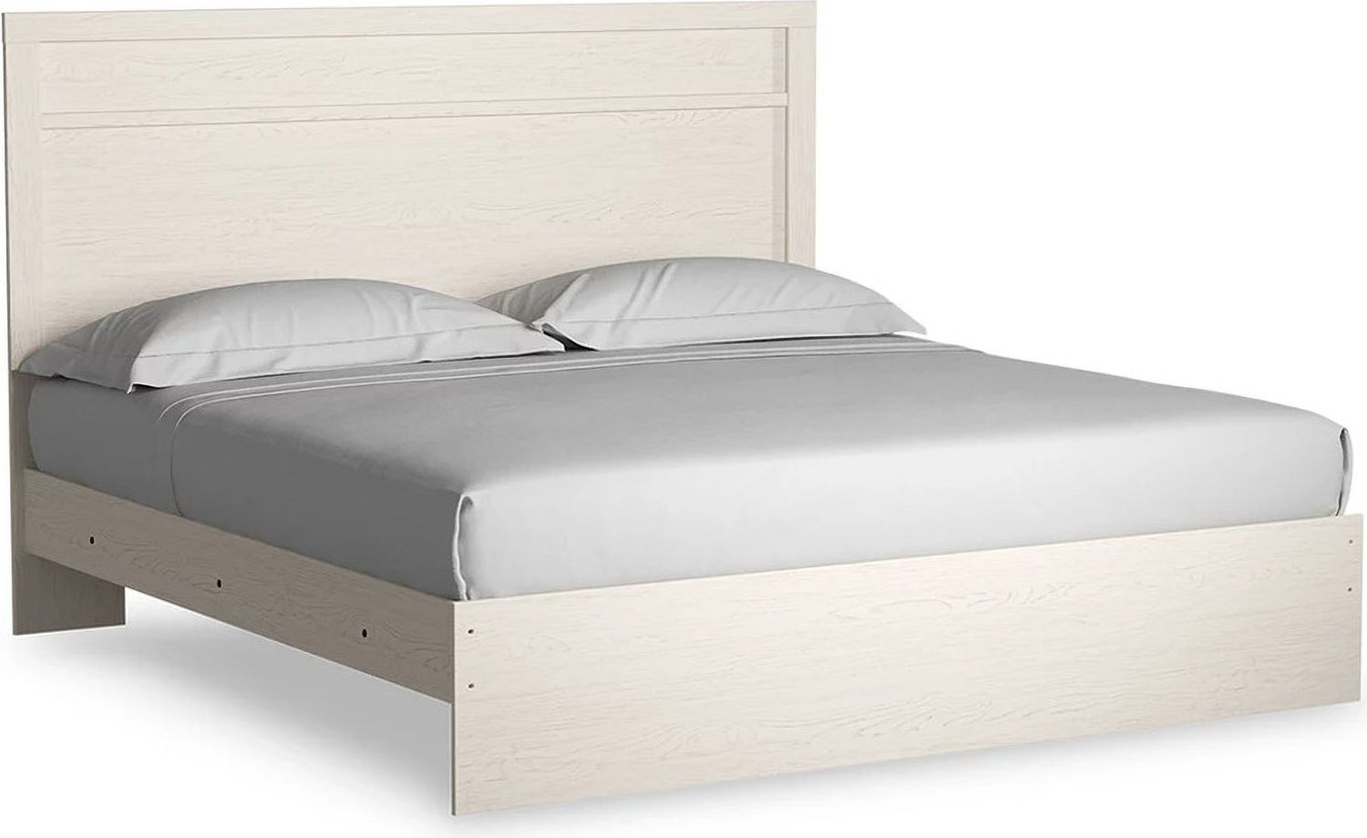 Stelsie White King Panel Bed B2588B3