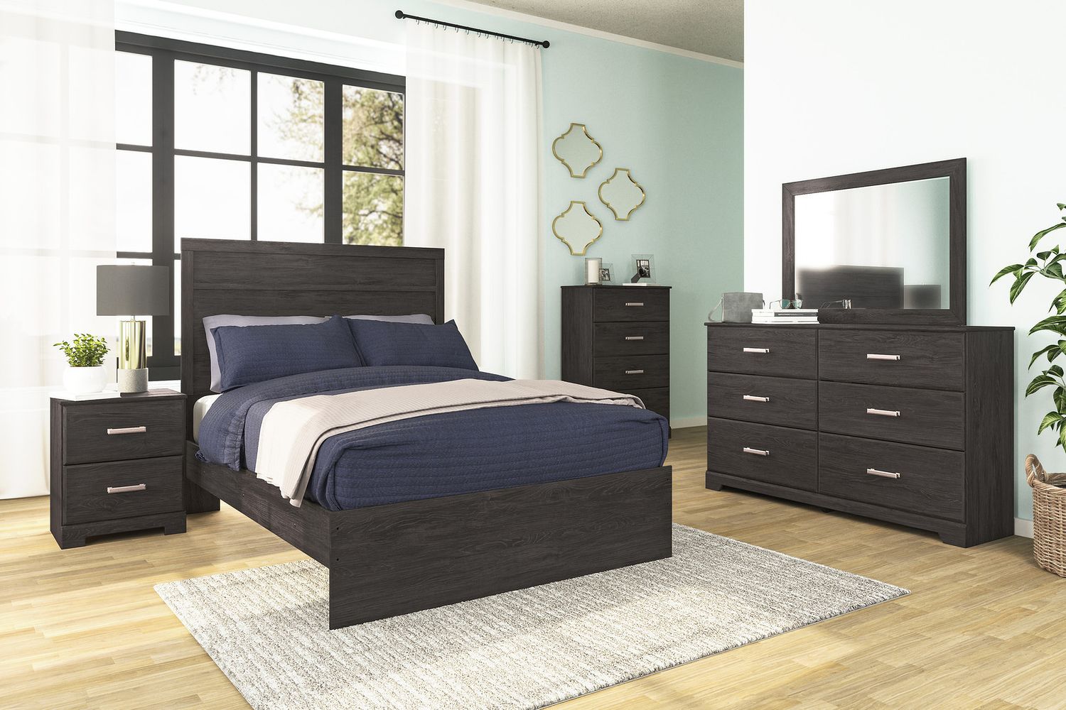 Belachime Black Dresser B258931