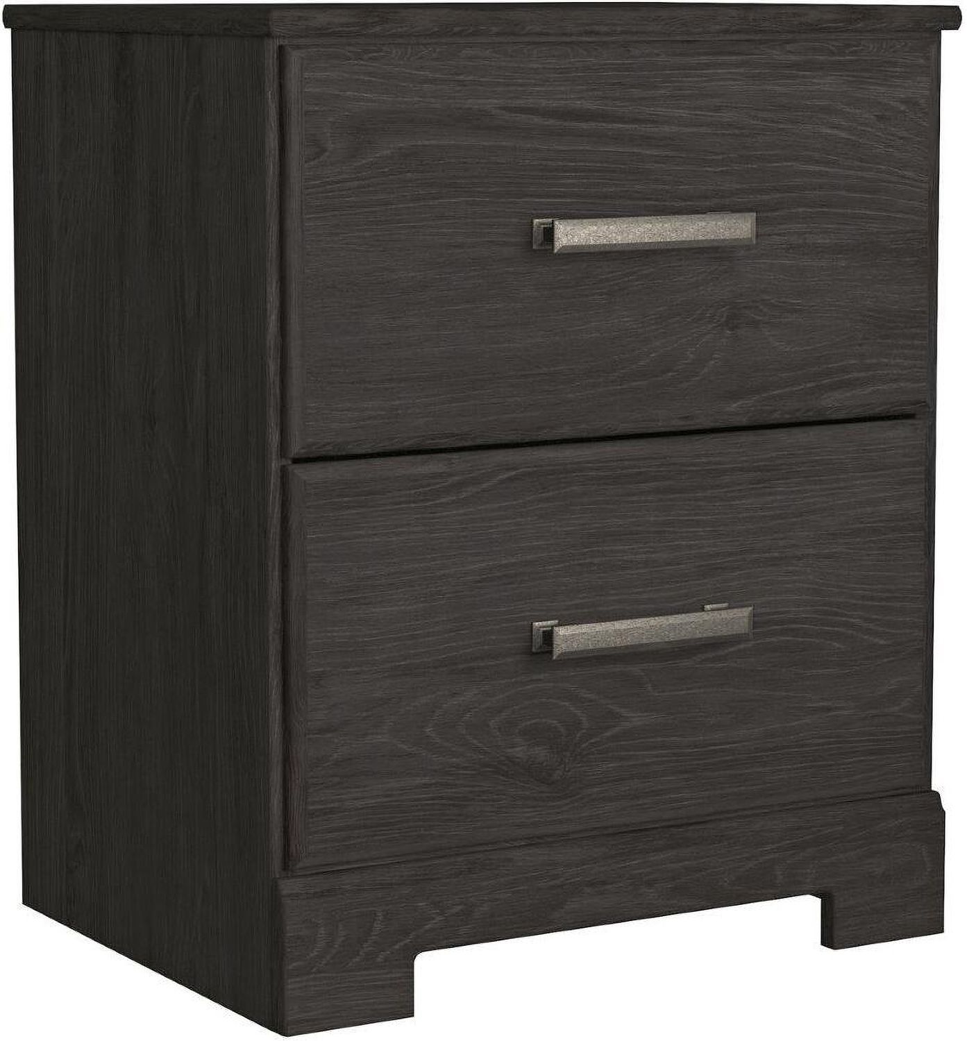 Belachime Black Two Drawer Night Stand B258992