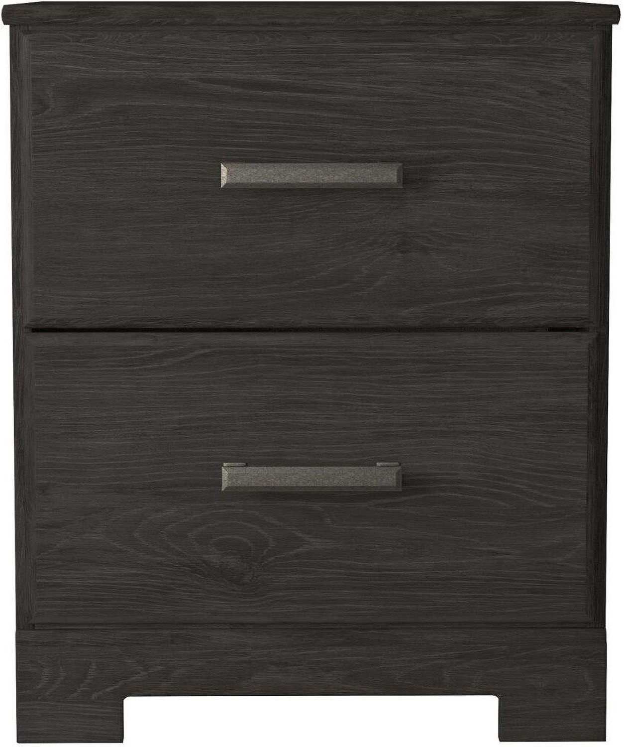 Belachime Black Two Drawer Night Stand B258992