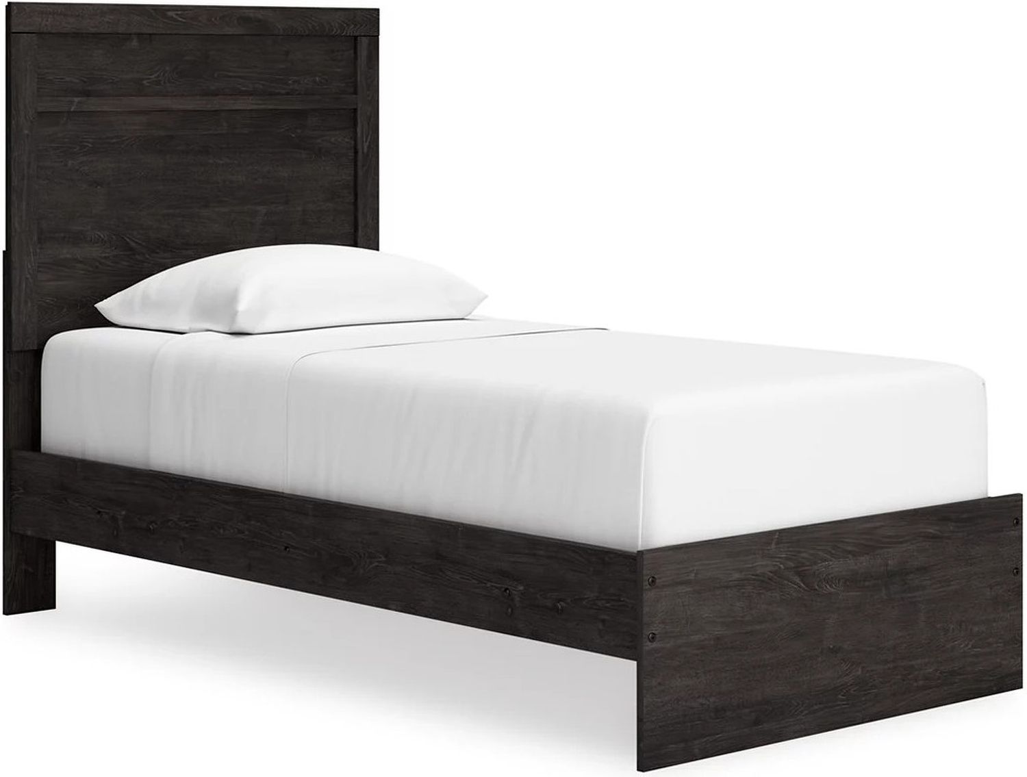 Belachime Twin Panel Bed In Black B2589B11