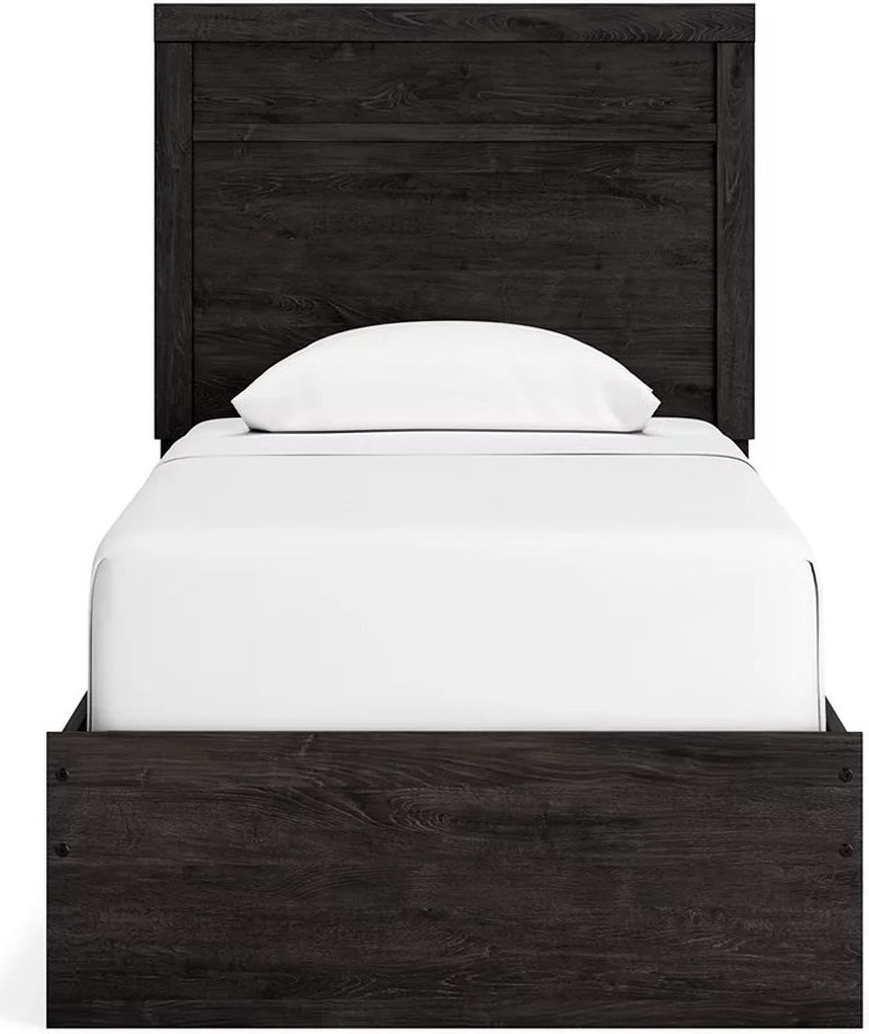 Belachime Twin Panel Bed In Black B2589B11